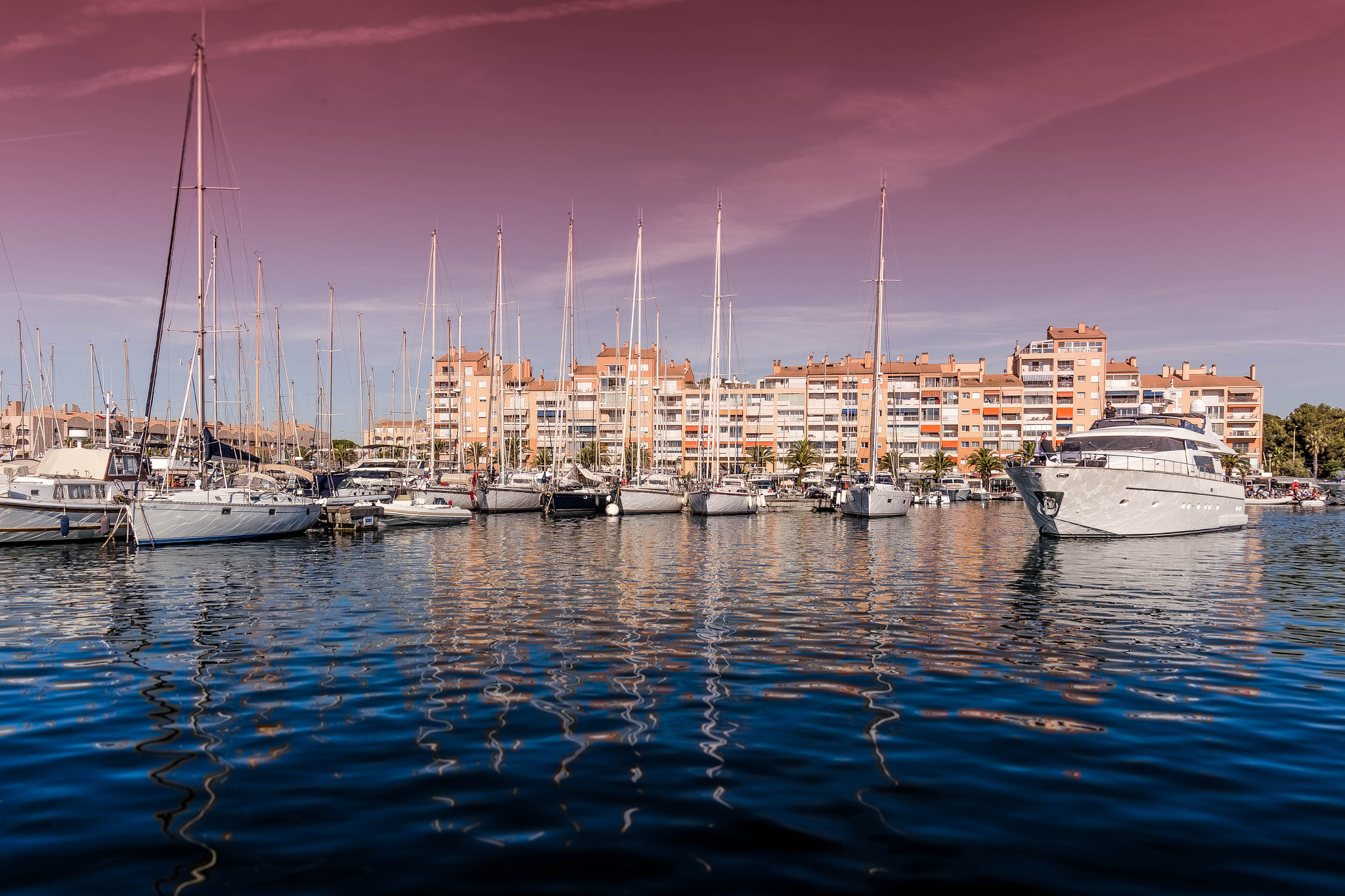 Canon EOS 6D + Tamron AF 28-300mm F3.5-6.3 XR Di VC LD Aspherical (IF) Macro sample photo. Harbor of hyeres les palmiers photography