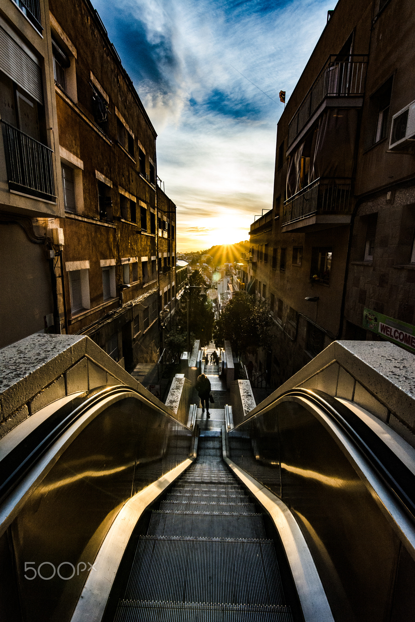 Saliendo a Parq Guell