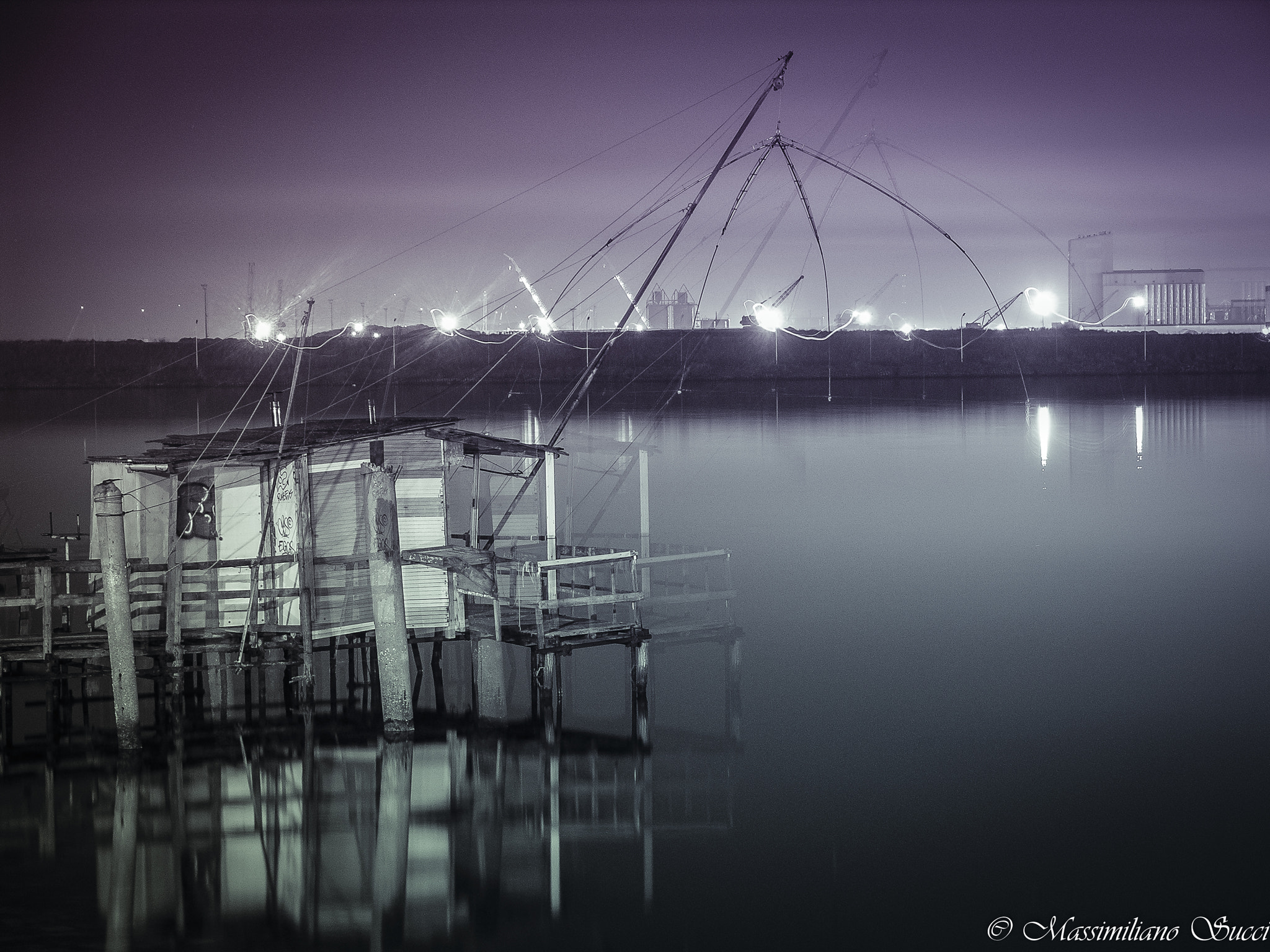 Nikon E8700 sample photo. Fishing night landscape photography