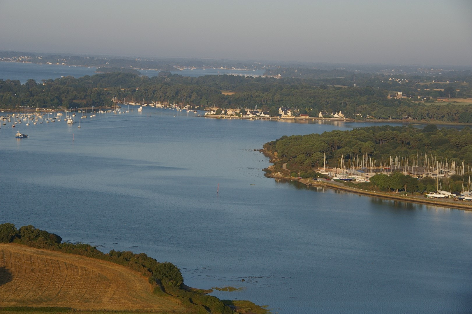 Pentax *ist DL sample photo. Vol montgolfière golfe du morbihan photography