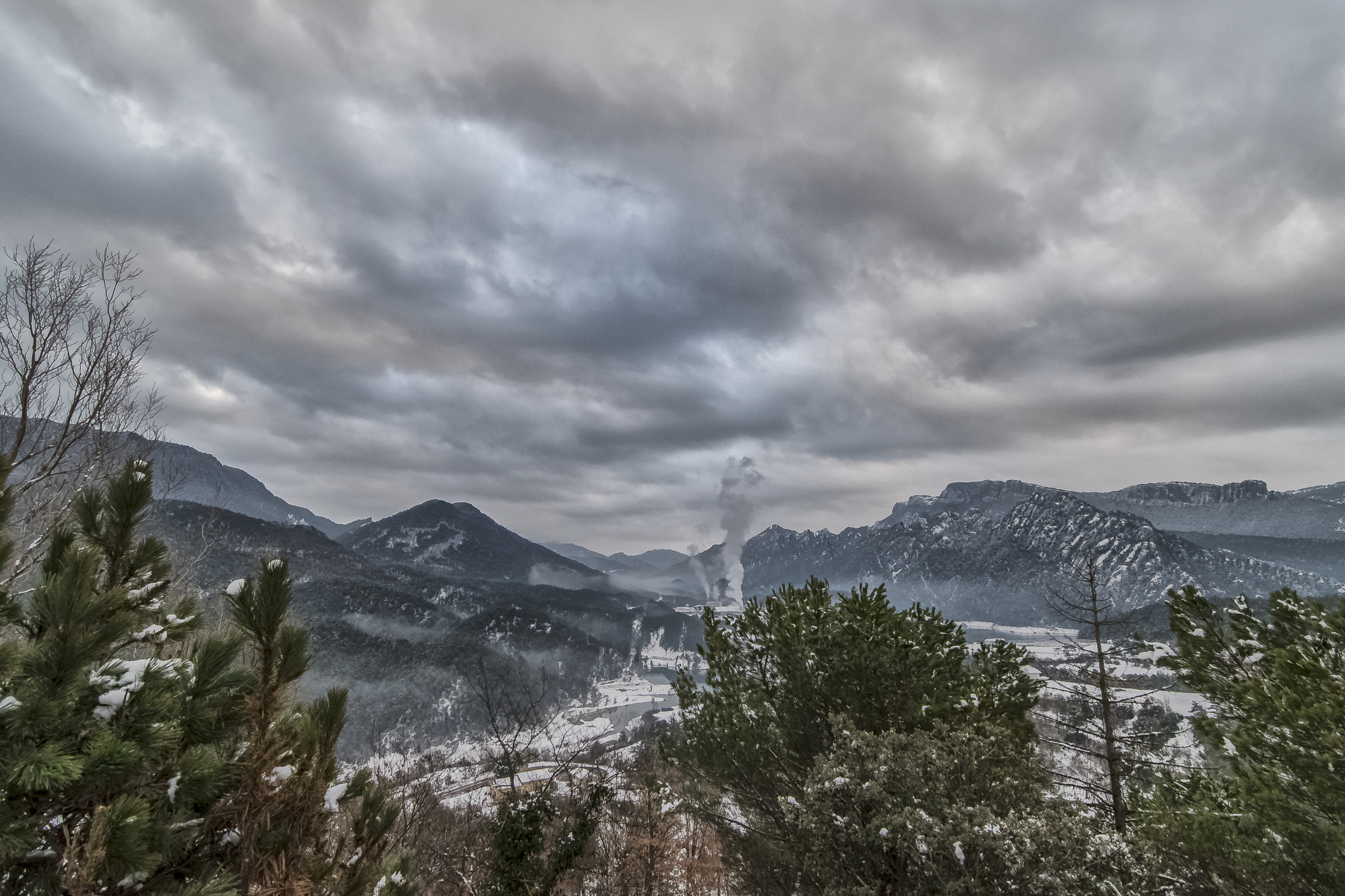 Nikon D5500 sample photo. Snow factory photography