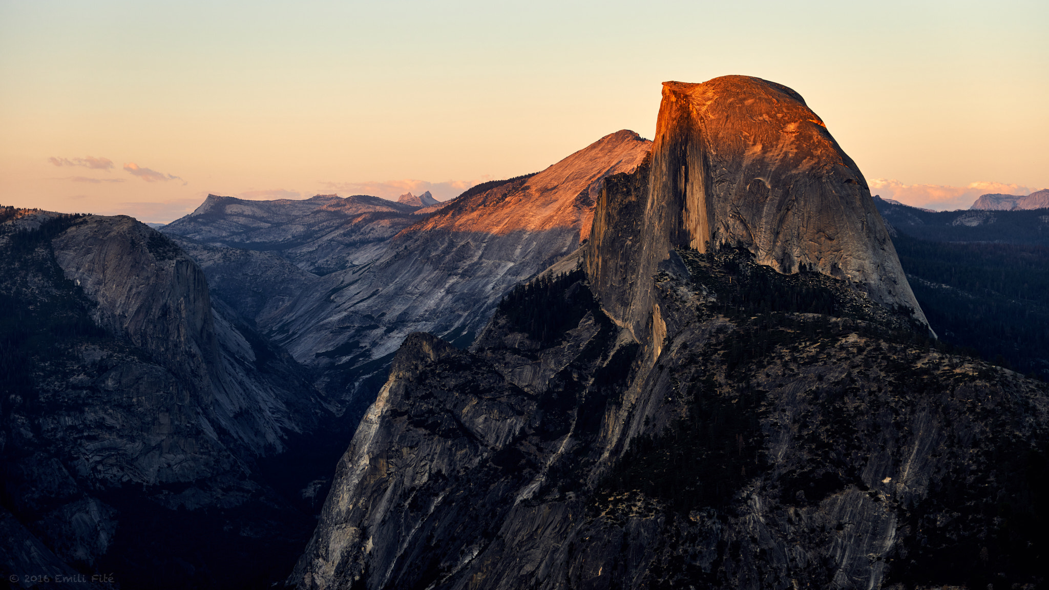 Nikon AF-S Nikkor 24-70mm F2.8G ED sample photo. California, half dome in yosemite national park photography
