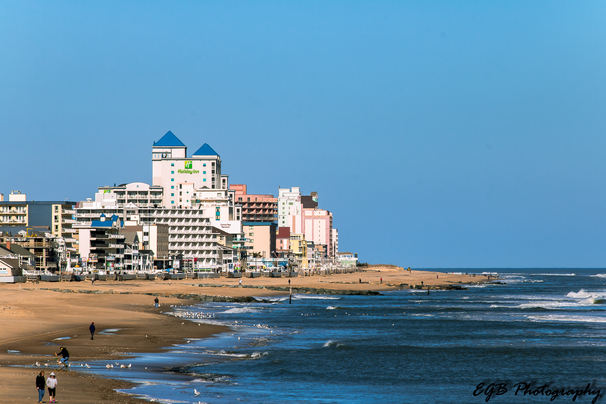 Canon EF 70-300mm F4-5.6 IS USM sample photo. The beach ocean city maryland usa photography