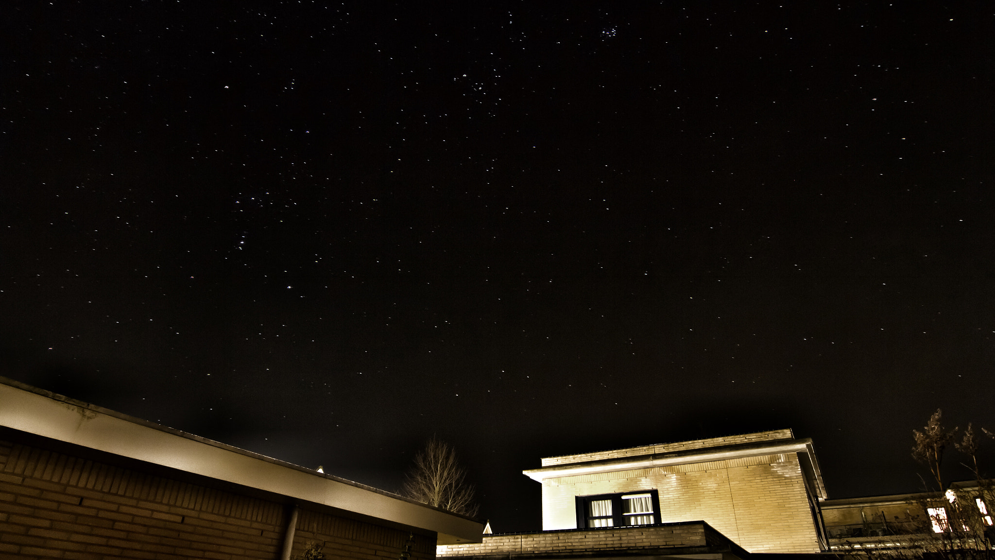 Canon EOS 7D + Tokina AT-X Pro 12-24mm F4 (IF) DX sample photo. Orion and taurus as seen from my garden photography