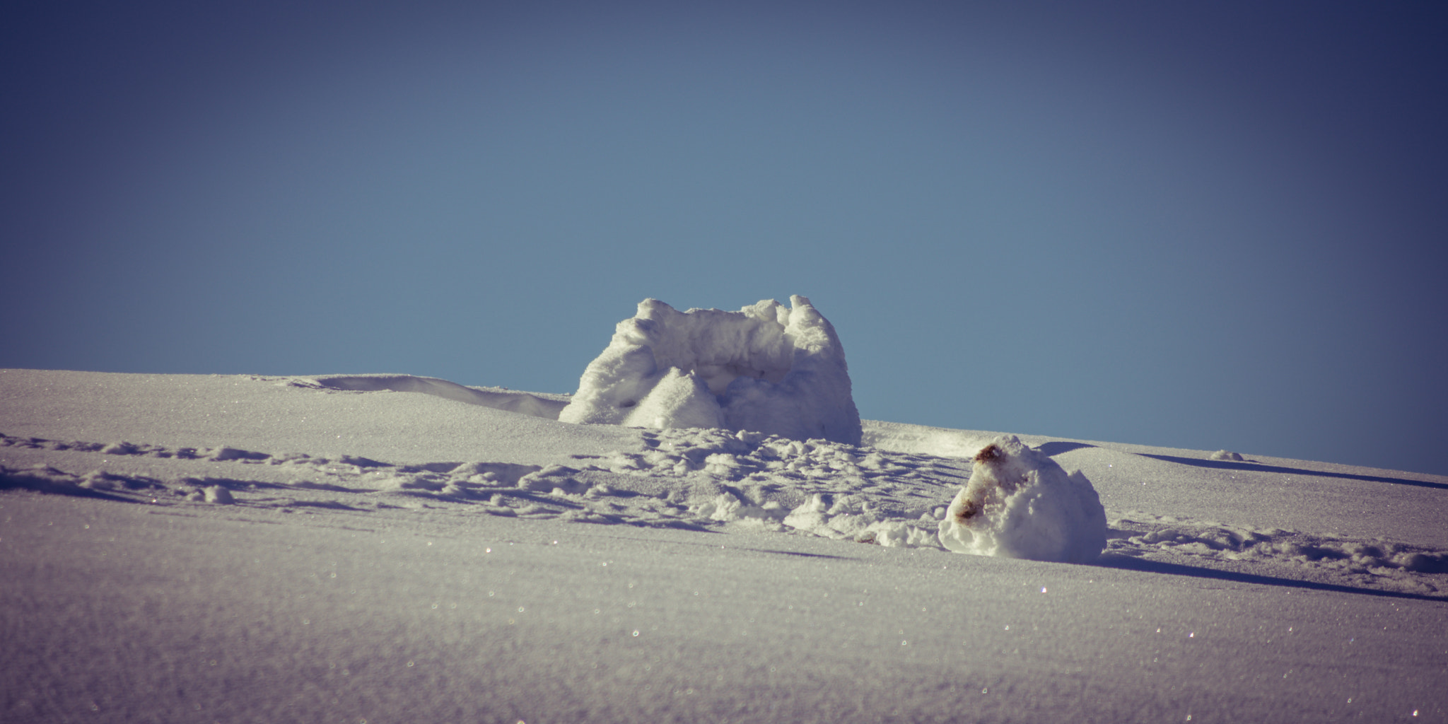 Sigma 28-300mm F3.5-6.3 DG Macro sample photo. Broken snowman photography