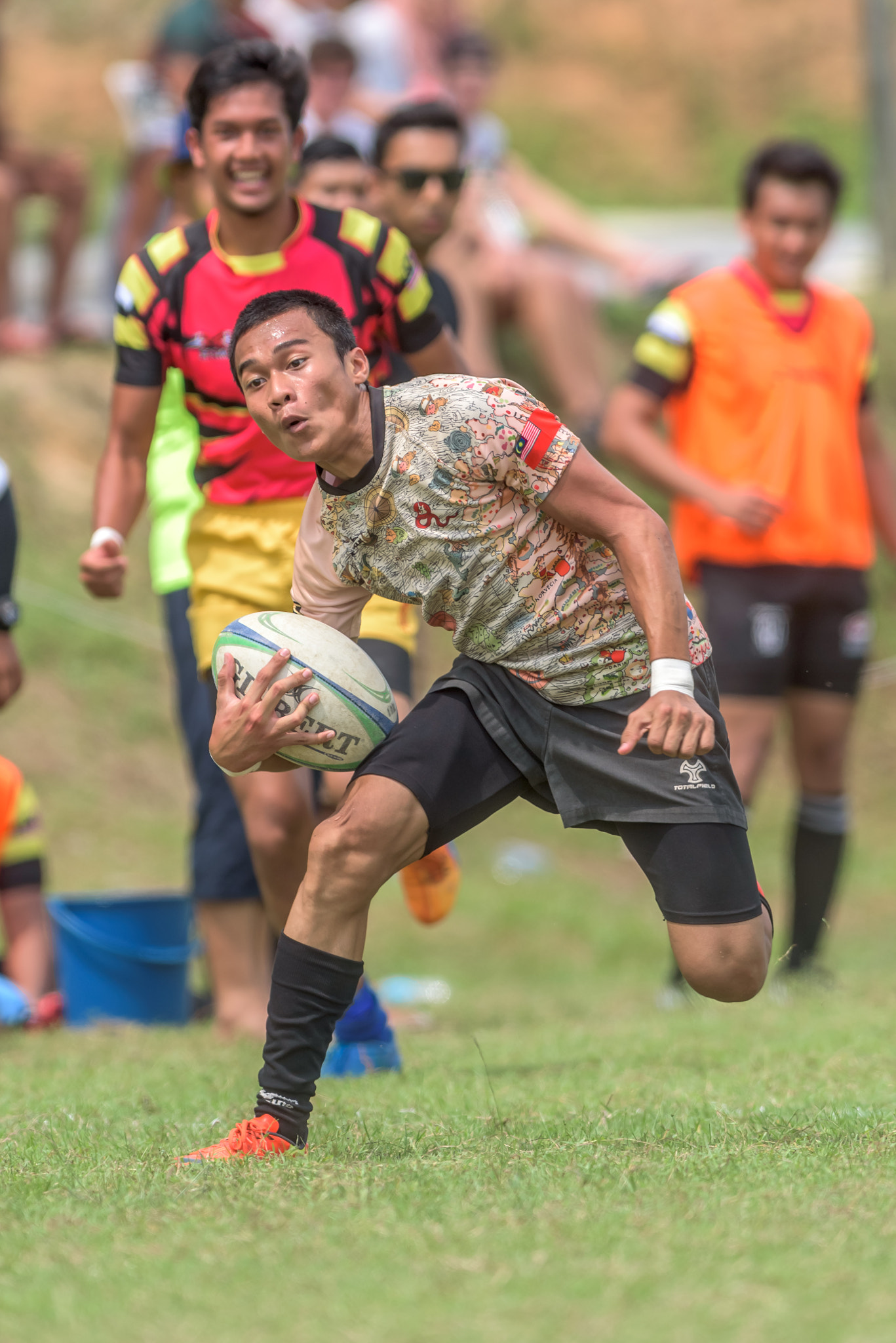 Nikon AF-S Nikkor 300mm F2.8G ED-IF VR sample photo. Kl tigers international rugby 10s photography