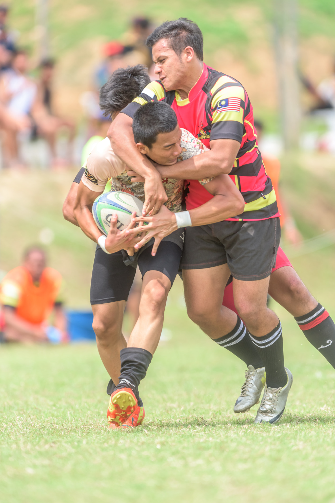 Nikon AF-S Nikkor 300mm F2.8G ED-IF VR sample photo. Kl tigers international rugby 10s photography
