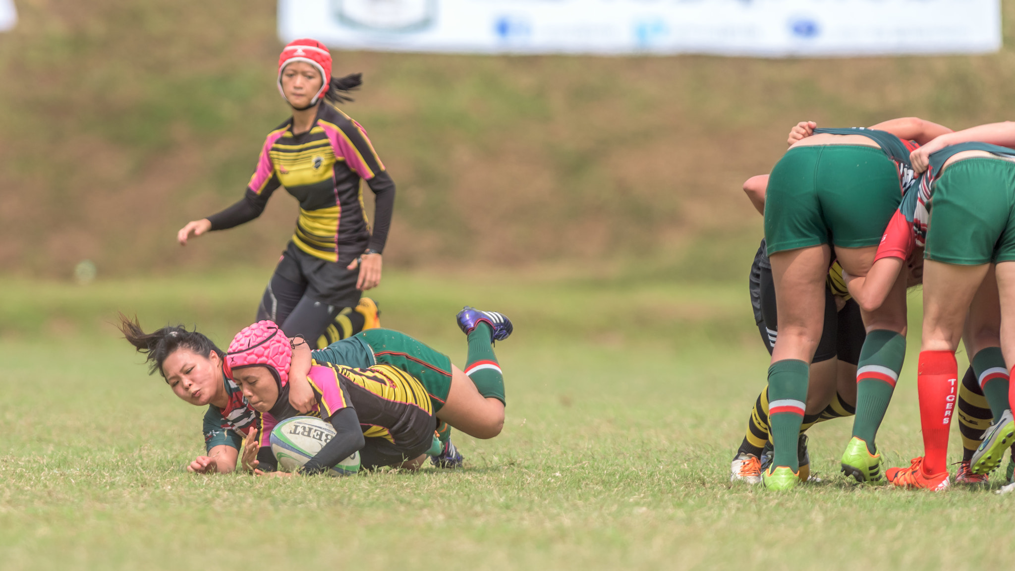 Nikon AF-S Nikkor 300mm F2.8G ED-IF VR sample photo. Kl tigers international rugby 10s photography