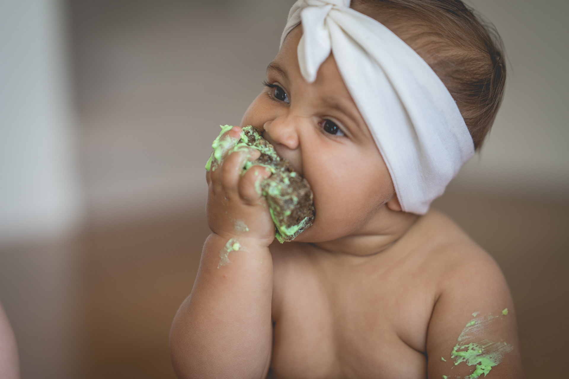 Sony a7R + Sony FE 85mm F1.4 GM sample photo. 1st birthday photography