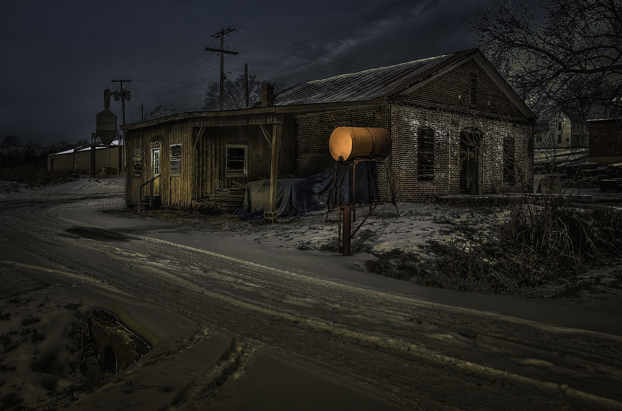 Nikon D50 sample photo. Old station photography