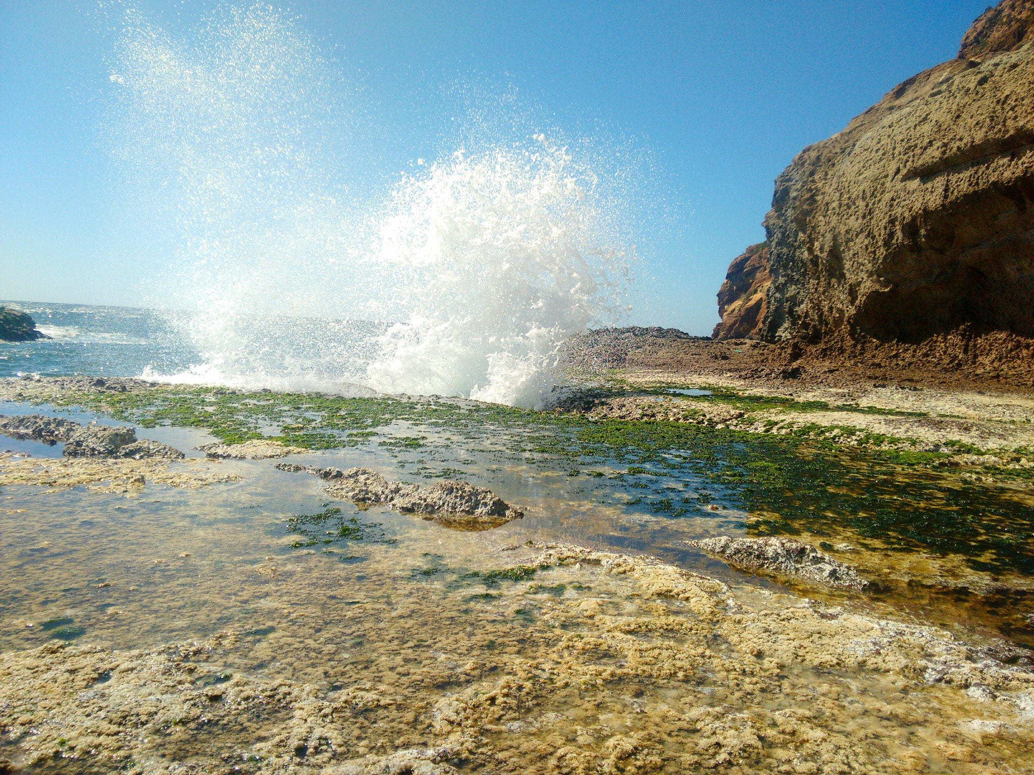 Motorola Moto G 2014 sample photo. Sea on the rocks photography