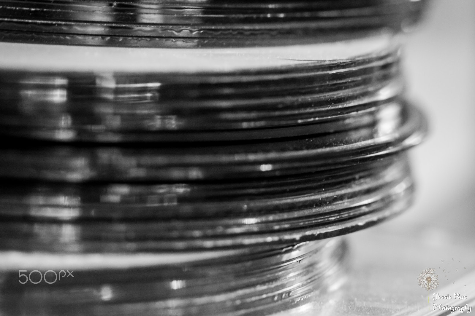 Canon EF 100mm F2.8L Macro IS USM sample photo. Stack of discs photography