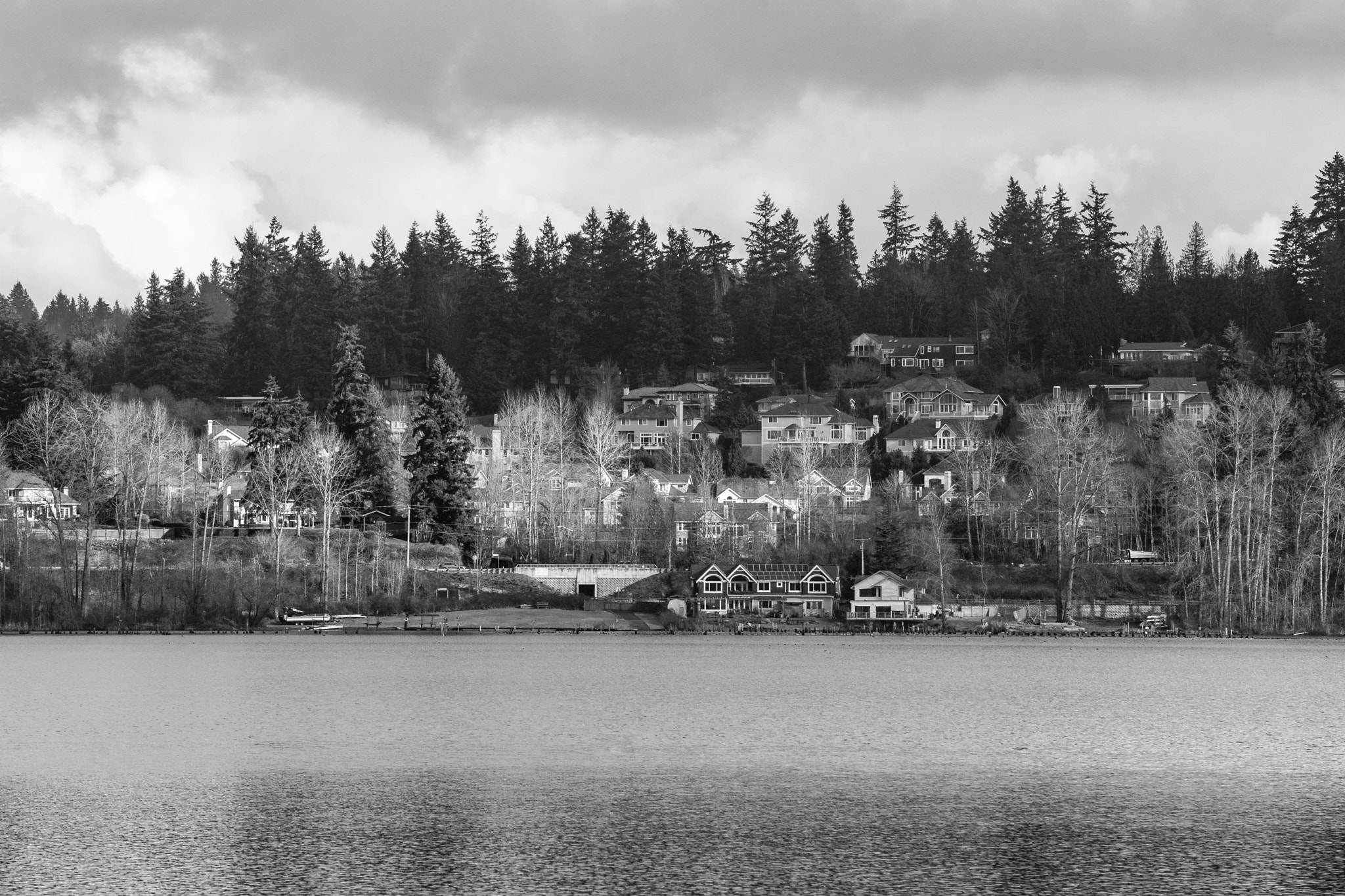 Canon EF 70-200mm F2.8L USM sample photo. Lake on a cloudy day photography