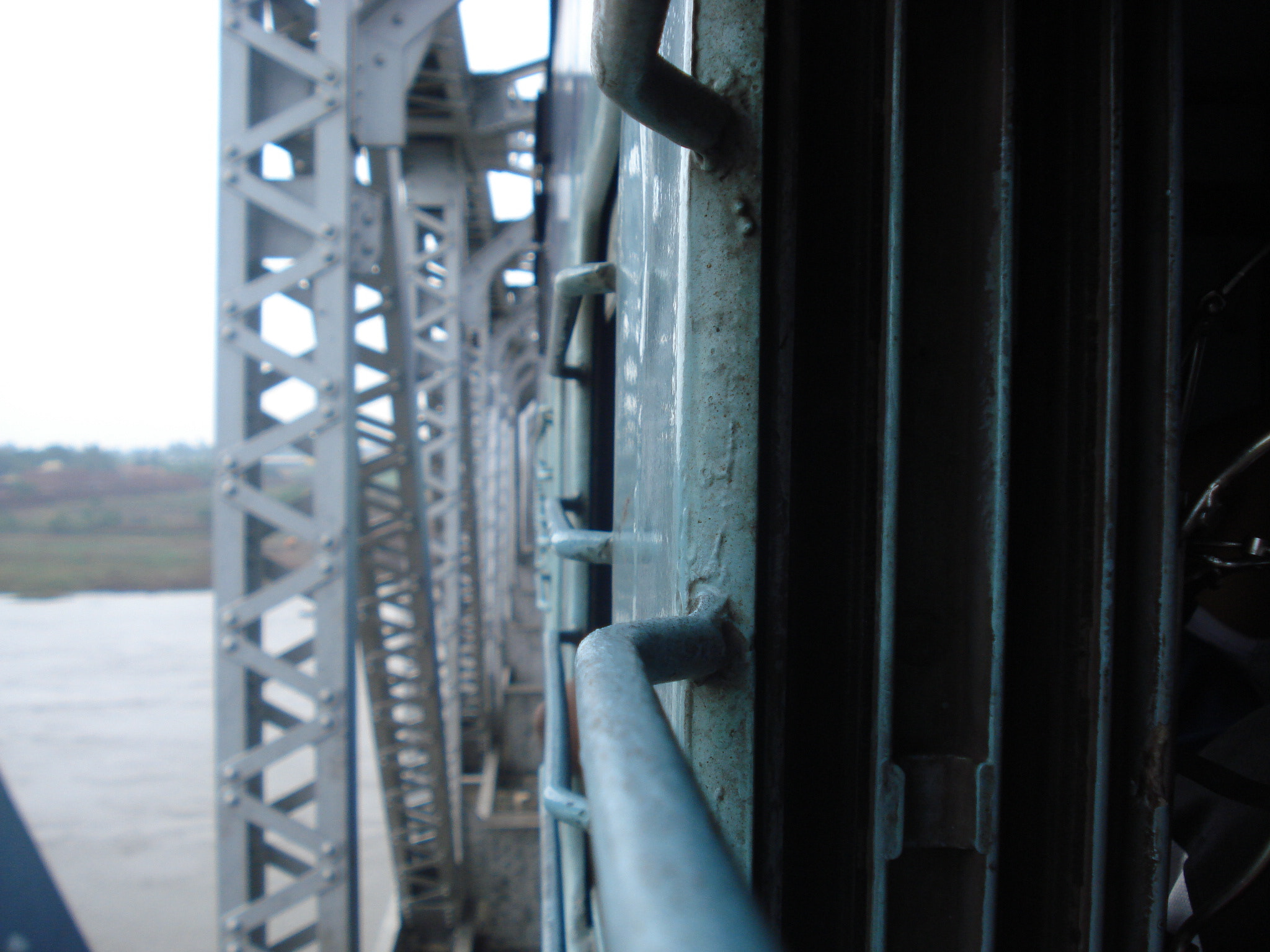 Sony DSC-W35 sample photo. On river bridge  photography
