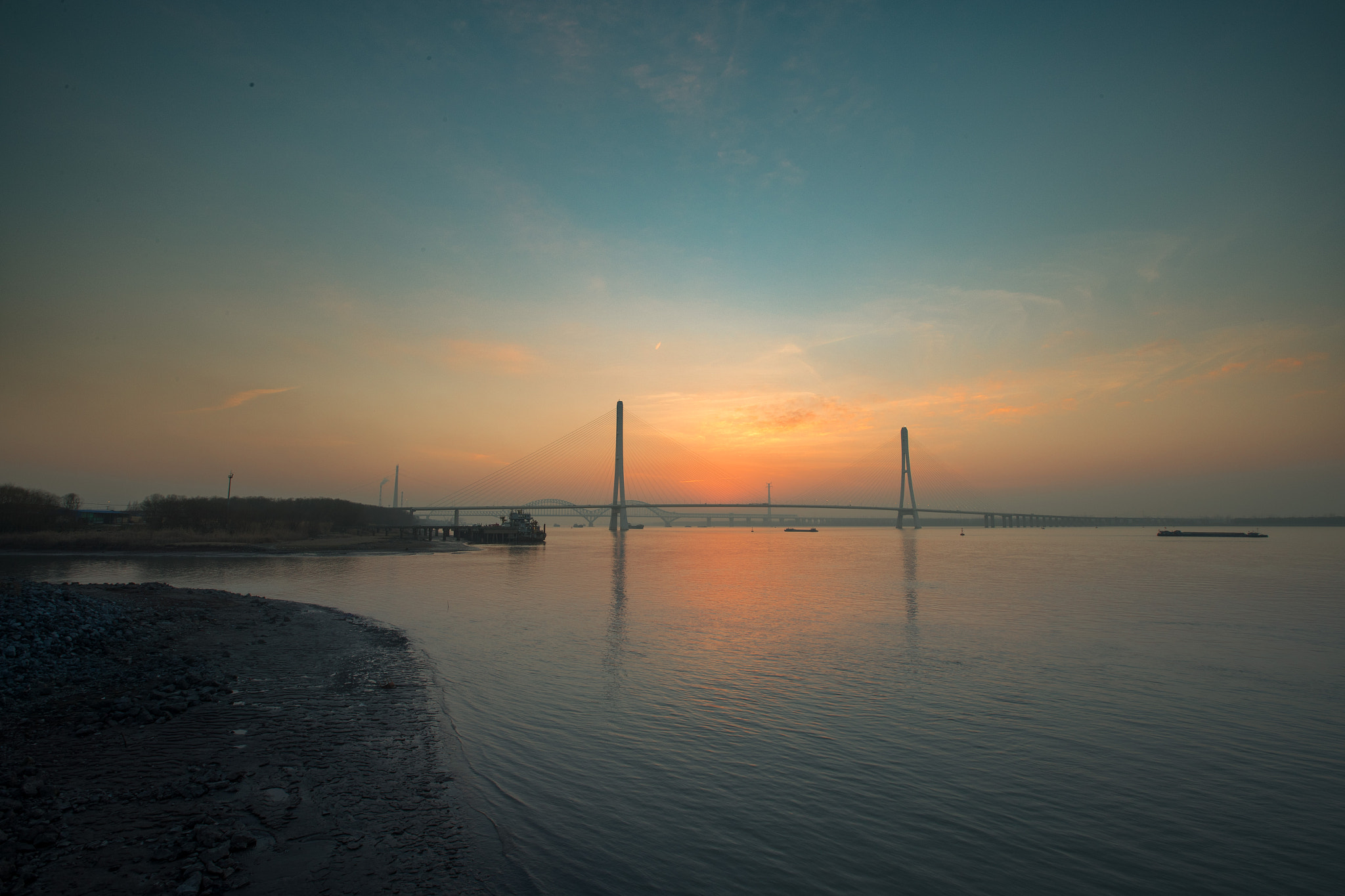 Canon EF 16-35mm F2.8L II USM sample photo. The no.3 nanjing yangtze river bridge photography