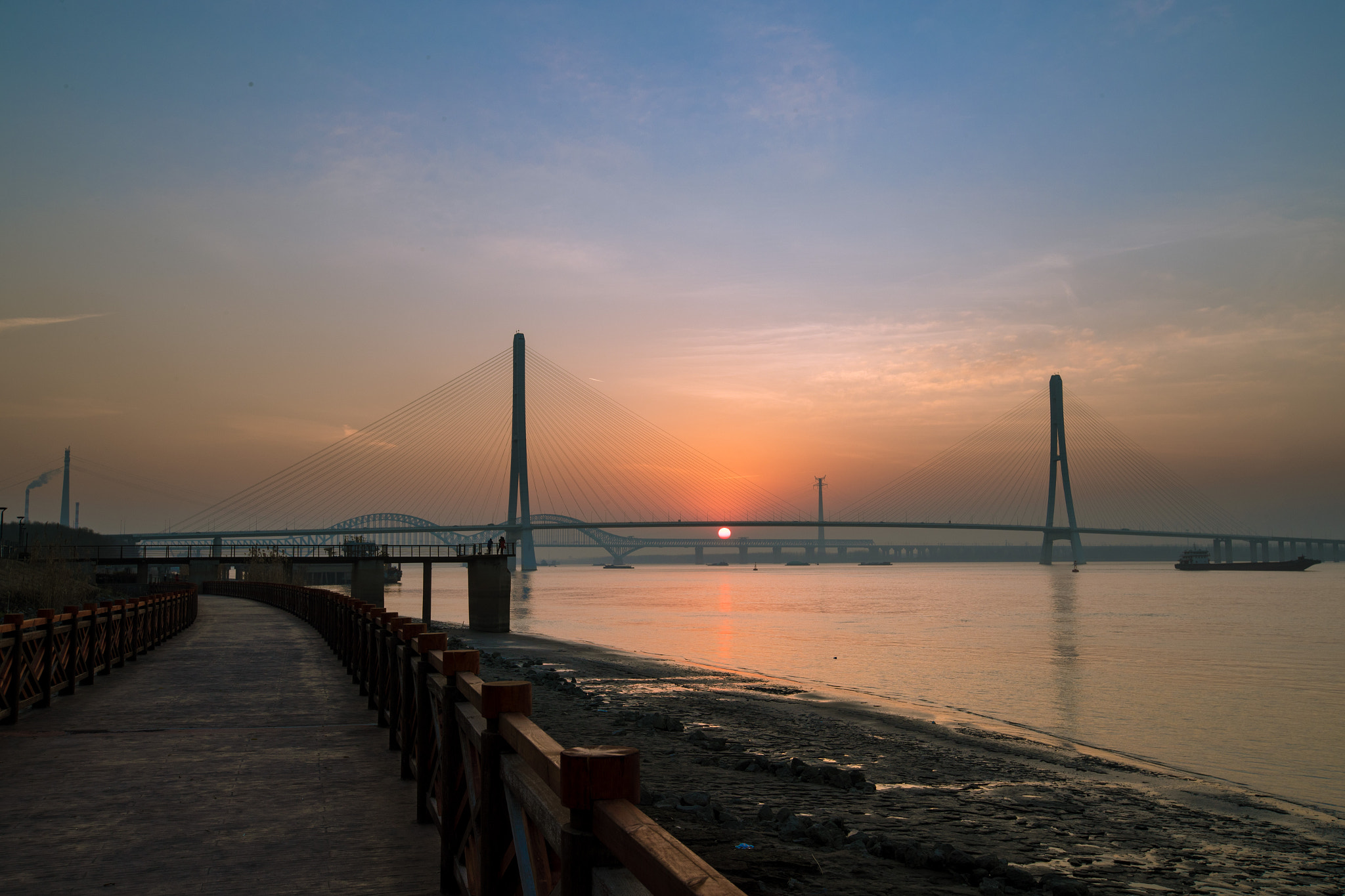 Canon EF 16-35mm F2.8L II USM sample photo. The no.3 nanjing yangtze river bridge photography