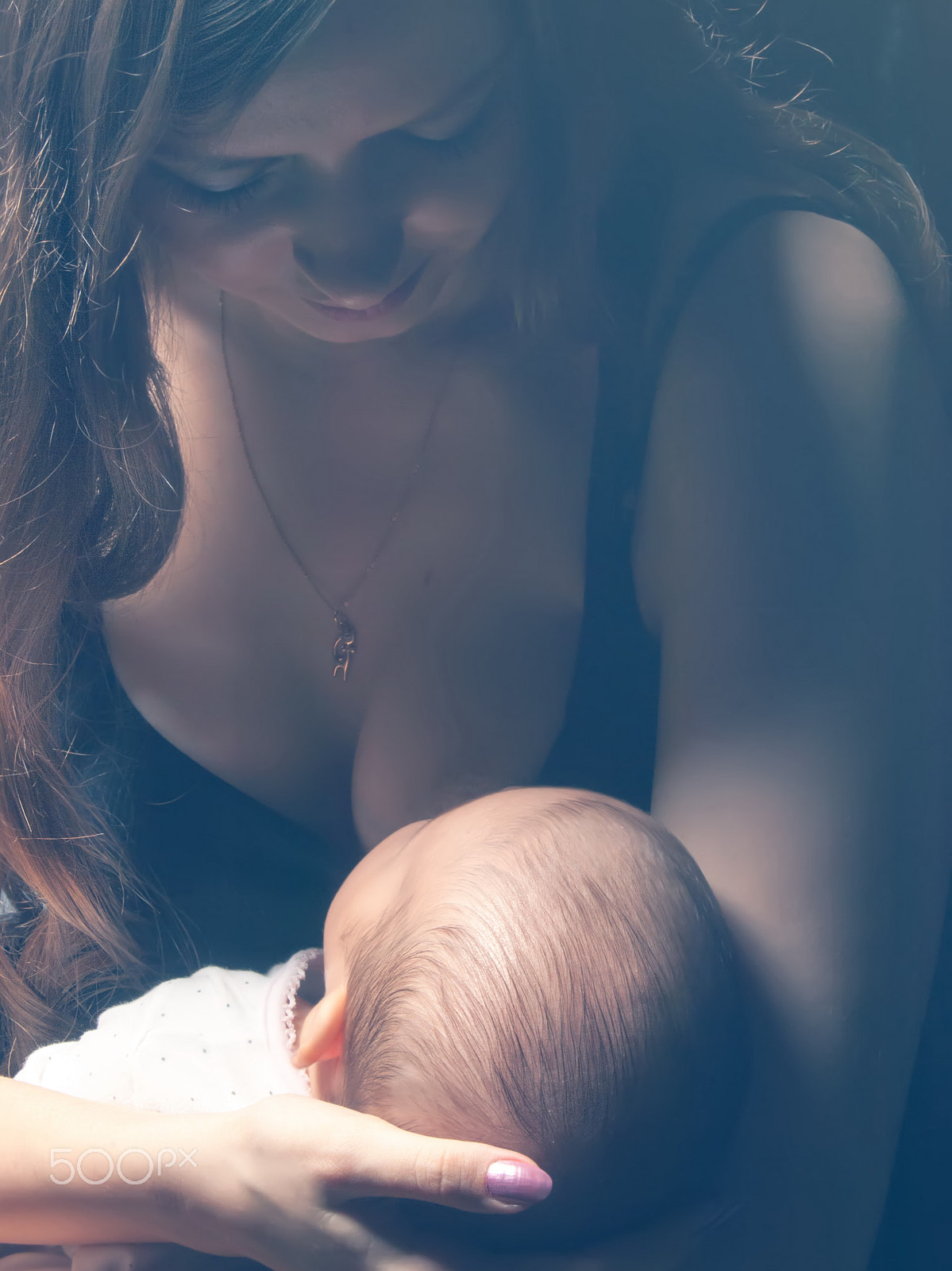 Nikon D2X sample photo. Motherhood photography