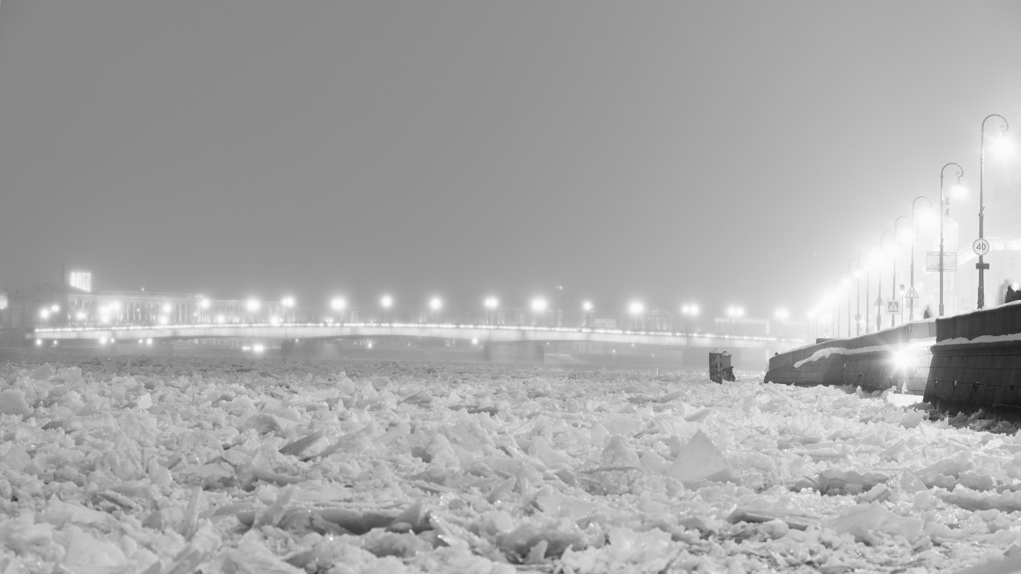 Sony a7R II + Canon EF 135mm F2L USM sample photo. White st. petersburg night. photography