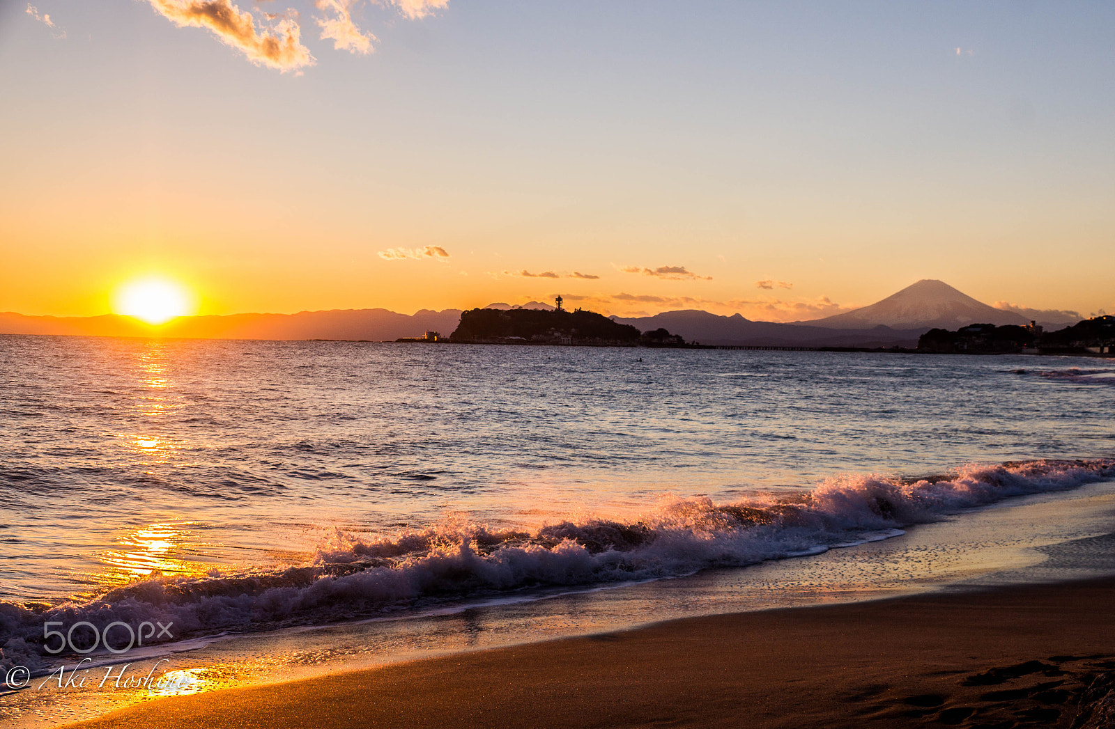 Sony SLT-A57 sample photo. Sunset in kamakura photography