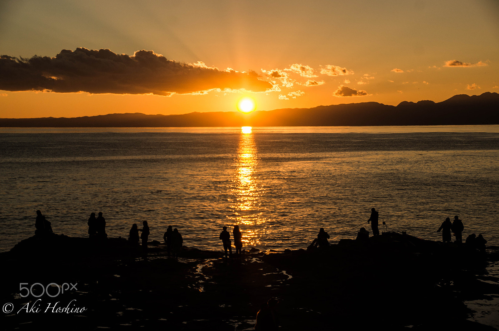 Sony SLT-A57 sample photo. Sunset in enoshima island photography