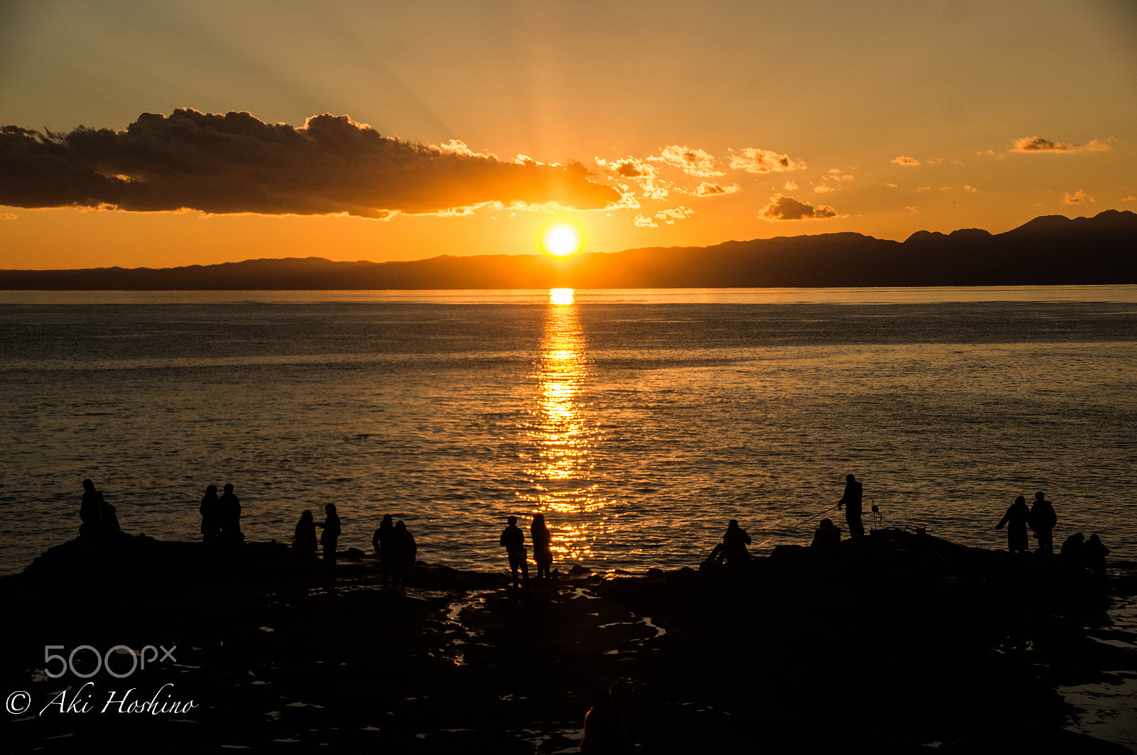 Sony DT 18-135mm F3.5-5.6 SAM sample photo. Sunset in enoshima island photography