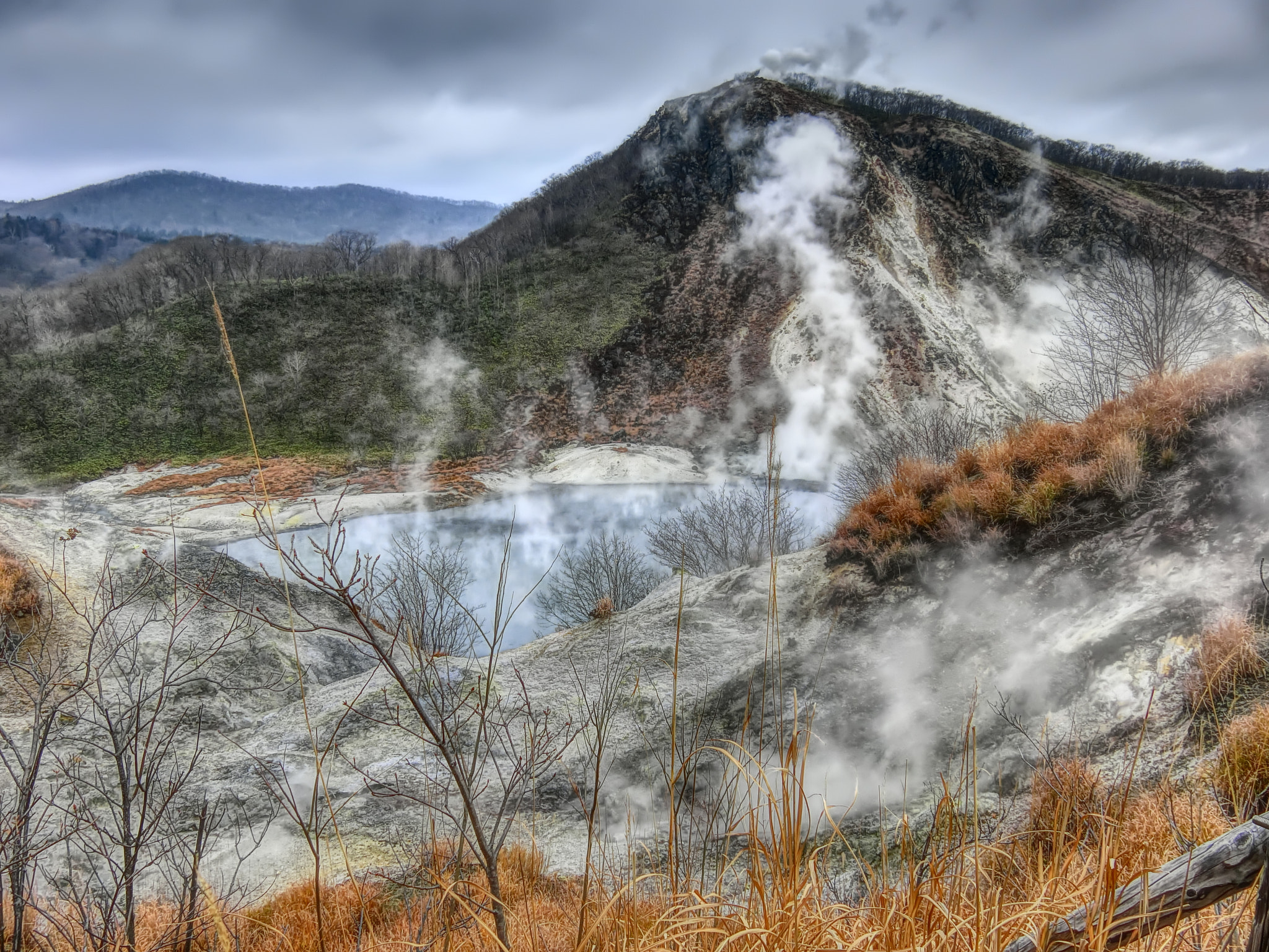 CASIO EX-100 sample photo. Jigokudani in noboribetsu,japan.really impressive. photography