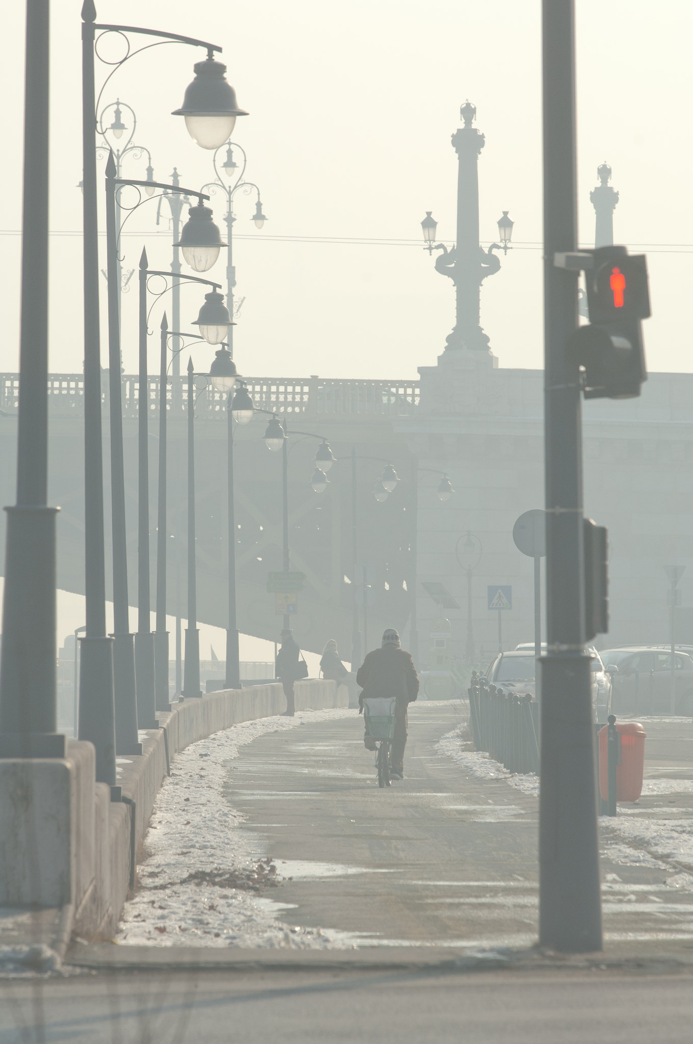 Nikon D2X sample photo. Smog settled over budapest photography