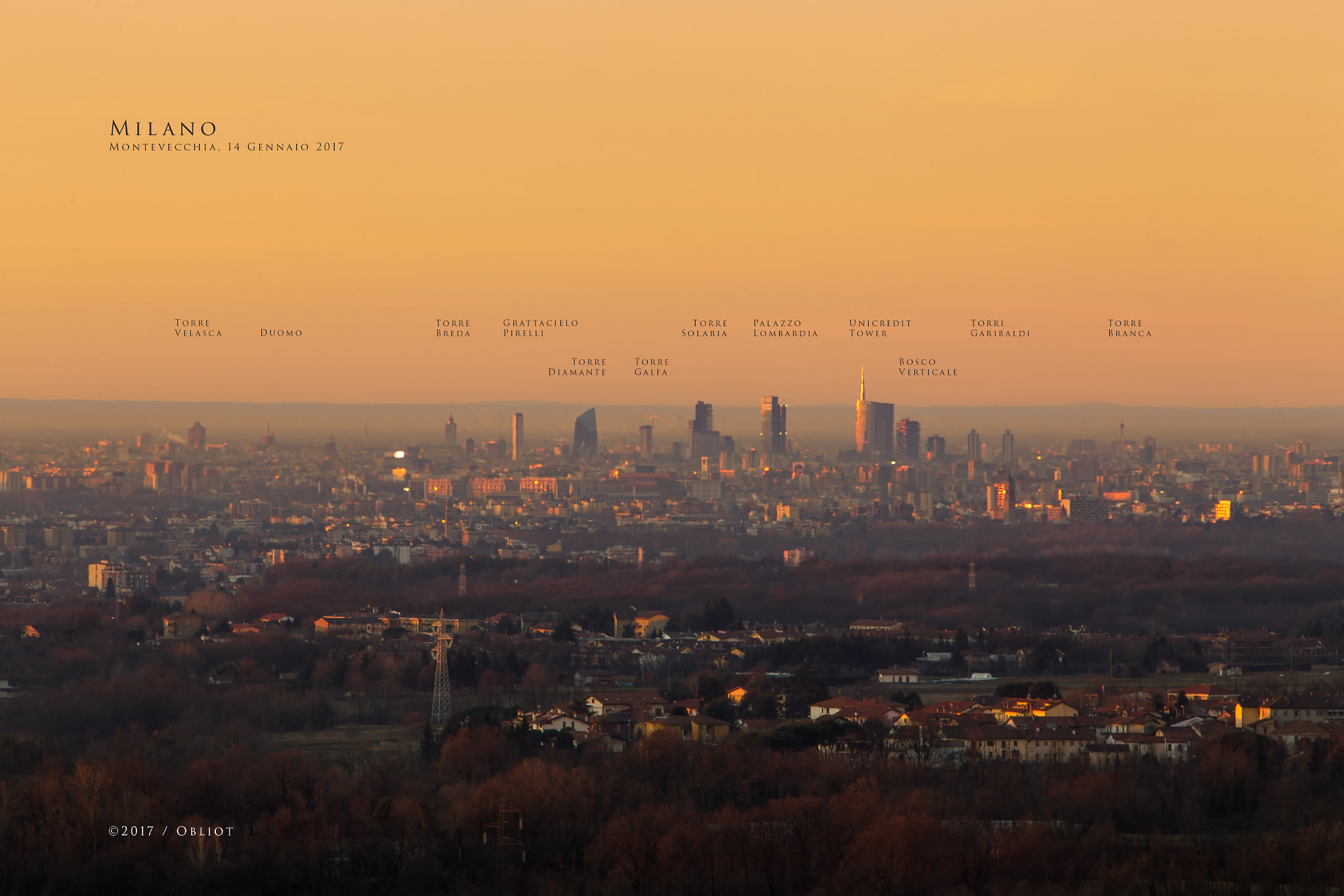 Canon EF 70-200mm F2.8L IS USM sample photo. Milano skyline photography