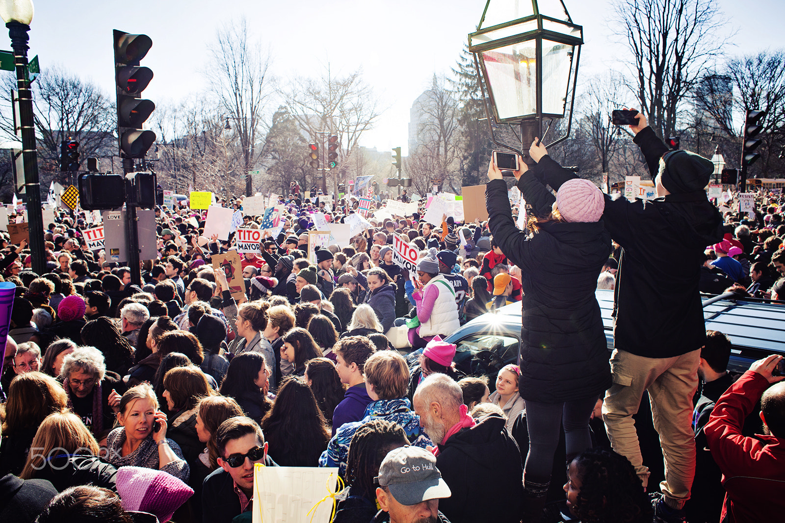 Canon EF 28mm F1.8 USM sample photo. Boston women's march 2017.01.21 photography