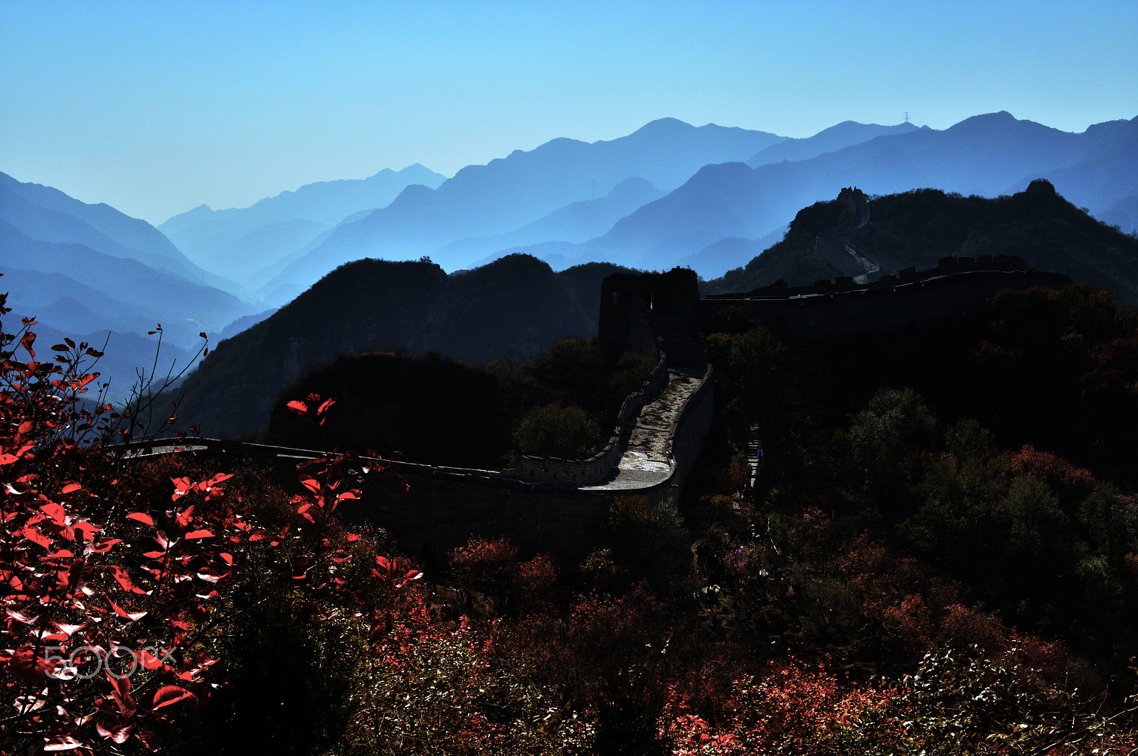 Nikon AF-S Nikkor 70-200mm F4G ED VR sample photo. Great wall photography