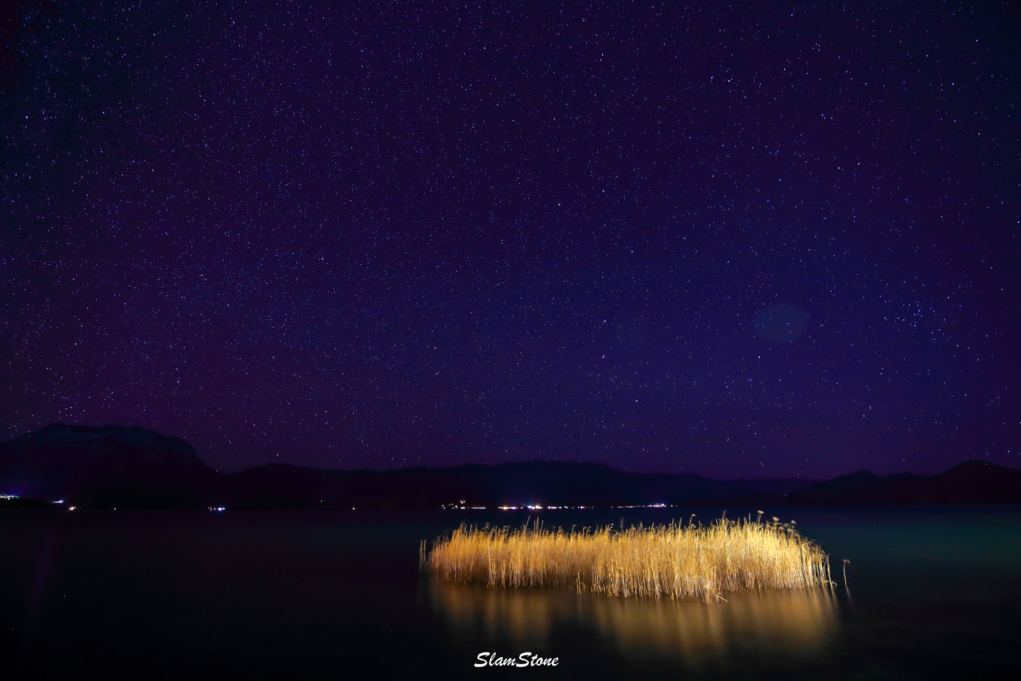 Canon EF 300mm f/2.8L sample photo. Stary night in lugu lake photography