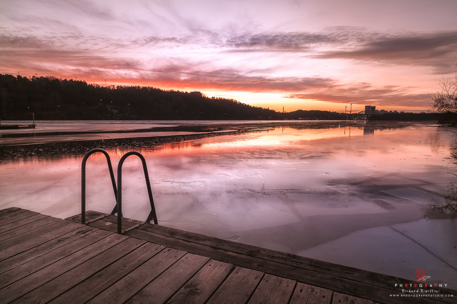 Canon EOS 5D sample photo. Sunset in stockholm photography