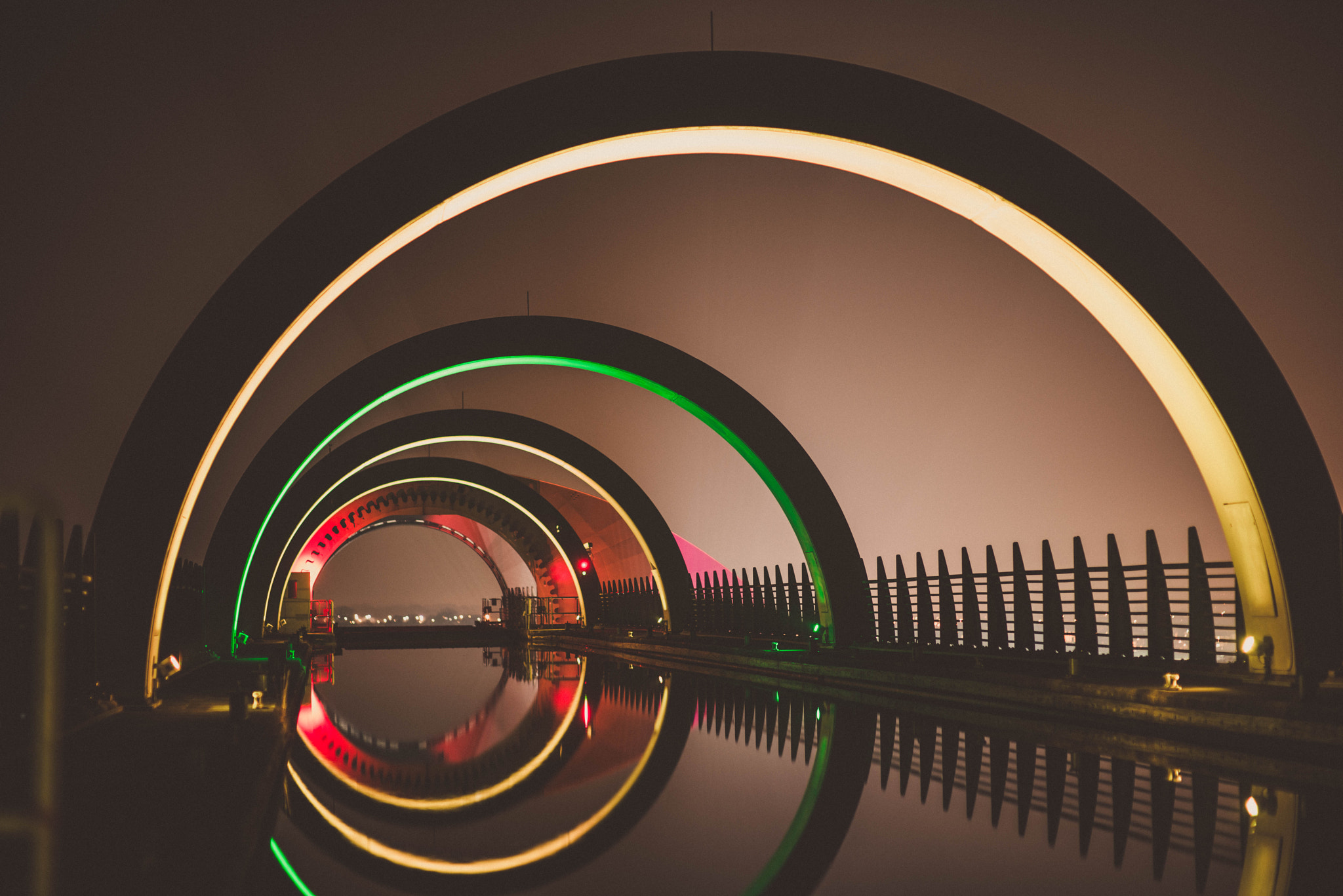 Nikon D800 + Sigma 85mm F1.4 EX DG HSM sample photo. Falkirk wheel photography