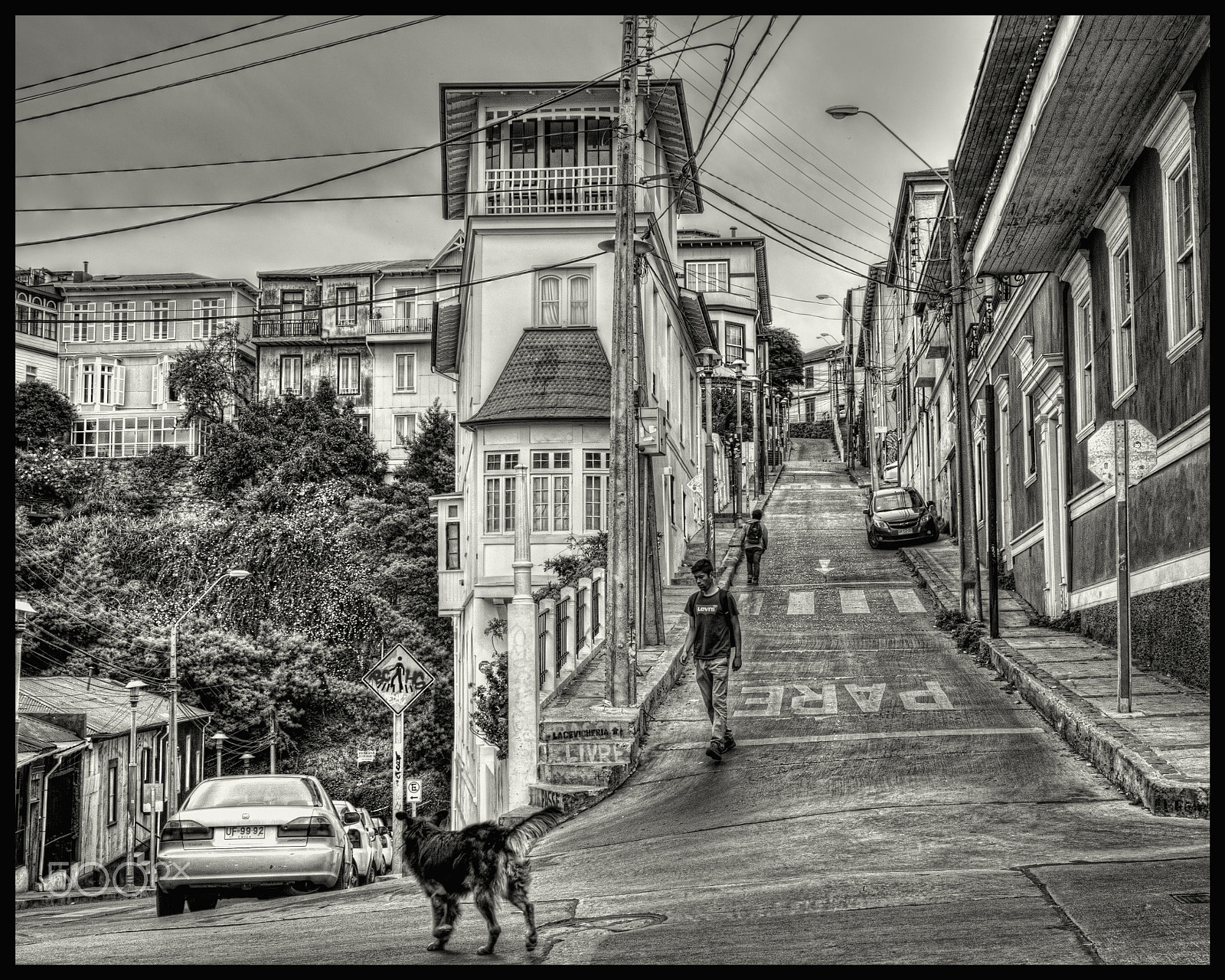 Canon EF-S 24mm F2.8 STM sample photo. Street scene valparaiso de chile photography