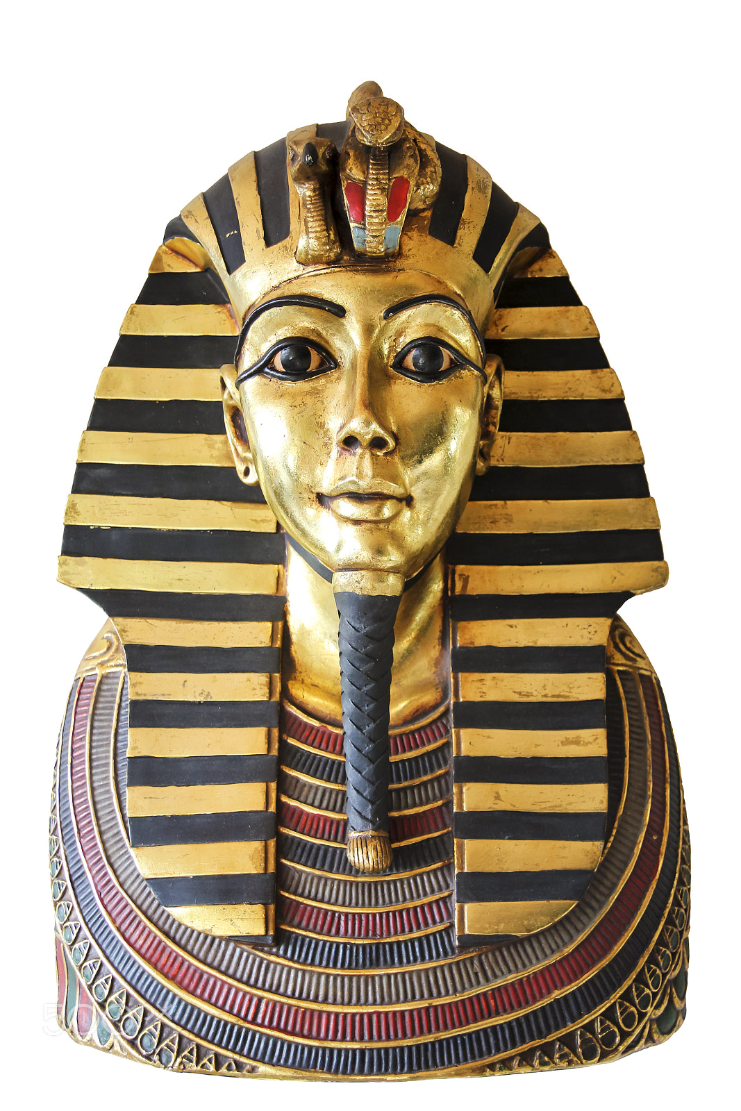 Canon EOS 550D (EOS Rebel T2i / EOS Kiss X4) + Canon EF-S 17-85mm F4-5.6 IS USM sample photo. Egyptian king tut golden death mask photography