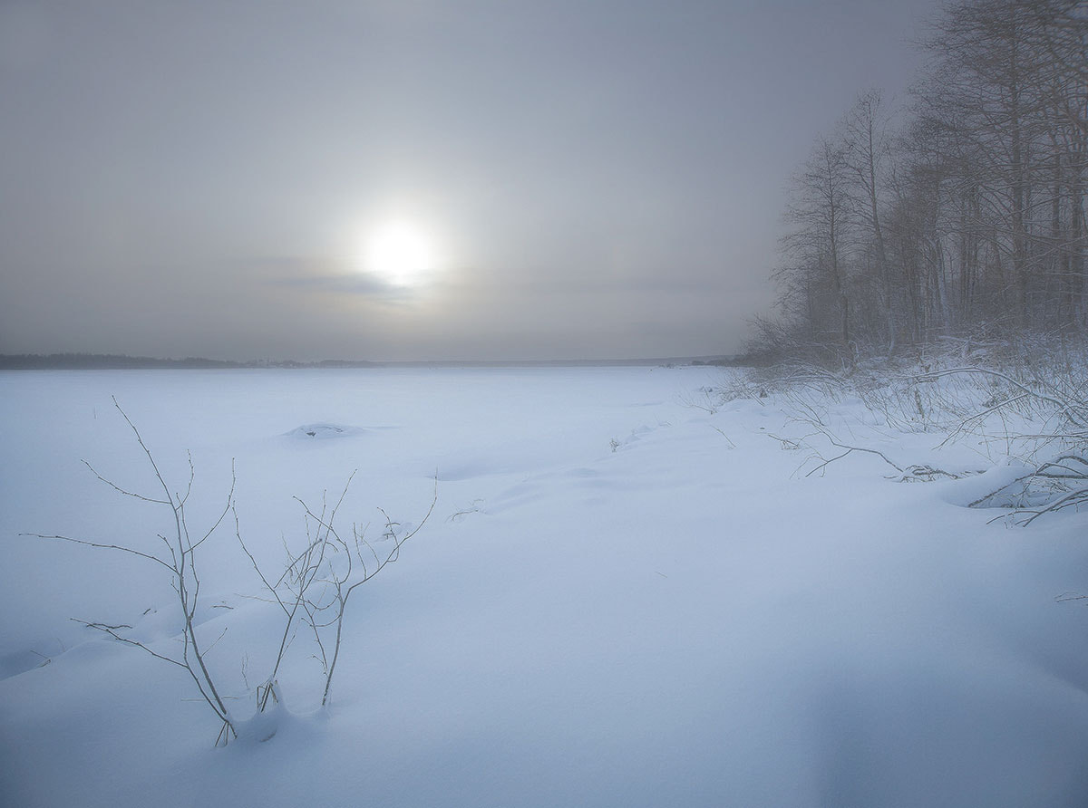 Sigma 10-20mm F3.5 EX DC HSM sample photo. In january on the lake. photography