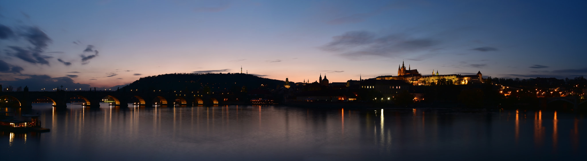 Nikon D750 + Nikon AF-S Nikkor 28mm F1.8G sample photo. Prague panorama photography