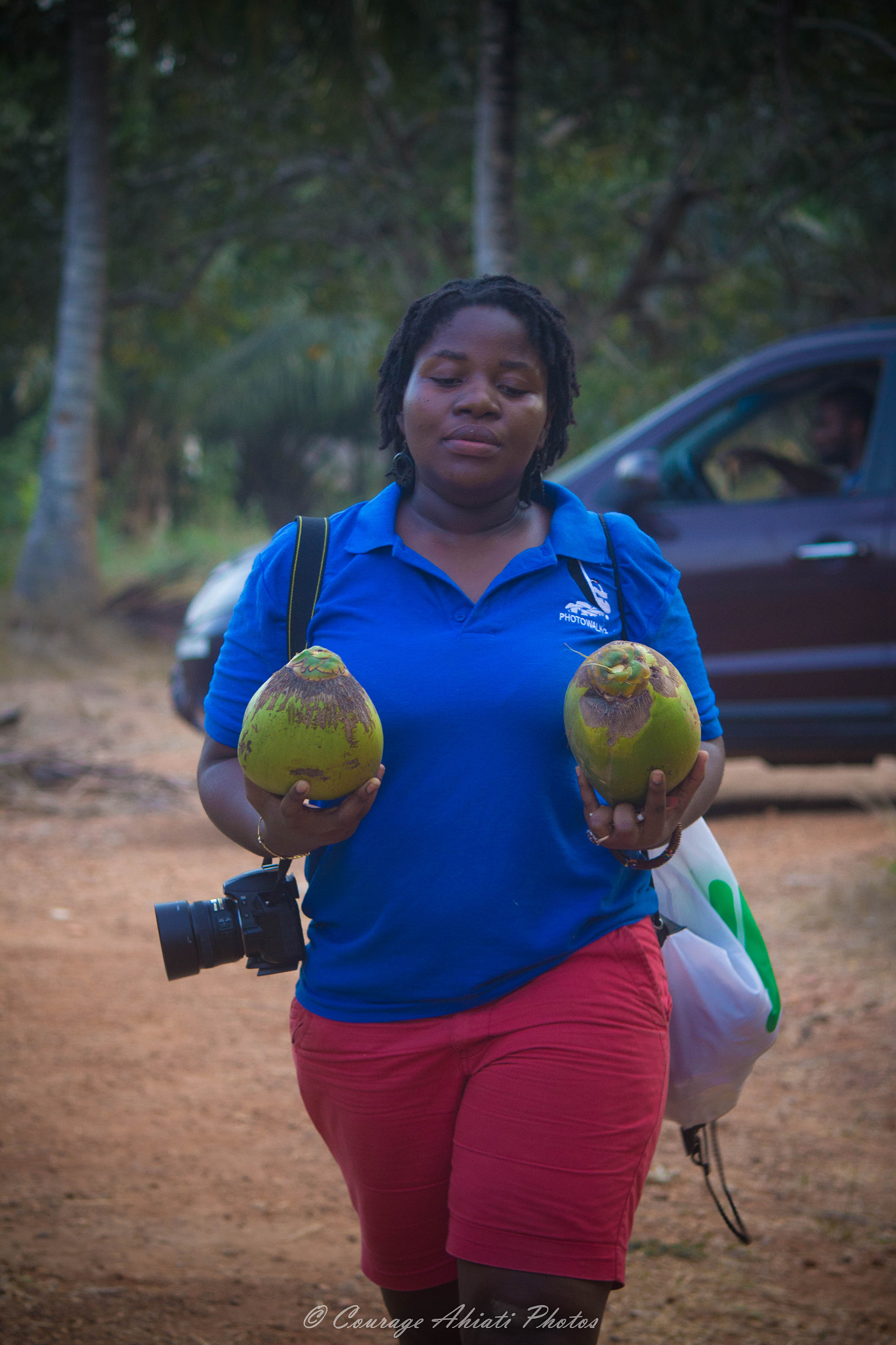 Canon EF-S 55-250mm F4-5.6 IS sample photo. Fresh coconut - photowalker photography