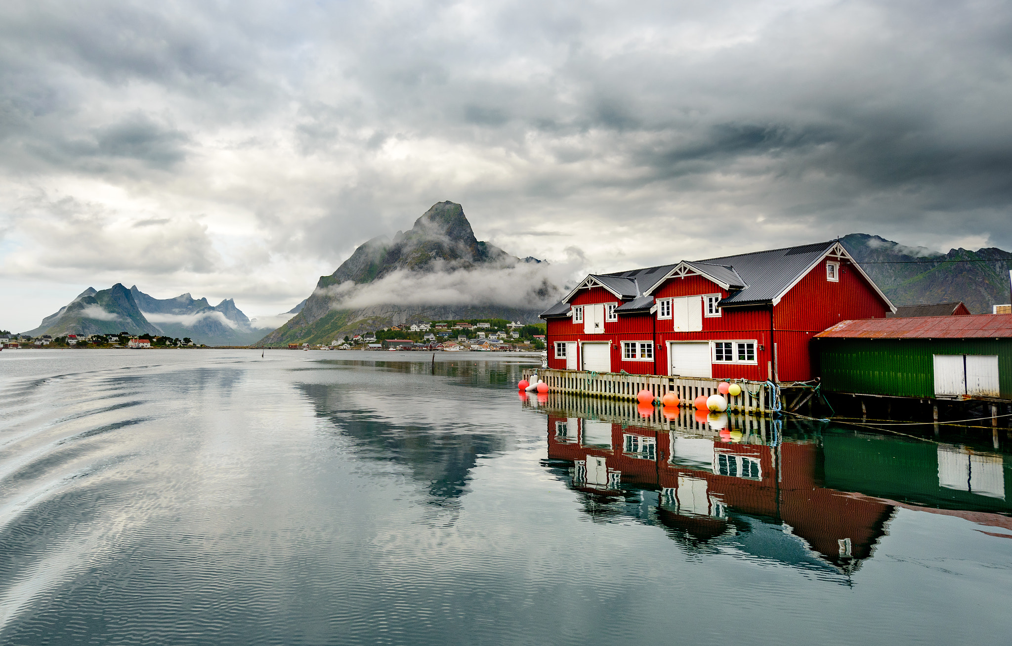 Nikon D800 sample photo. Reine after the storm photography