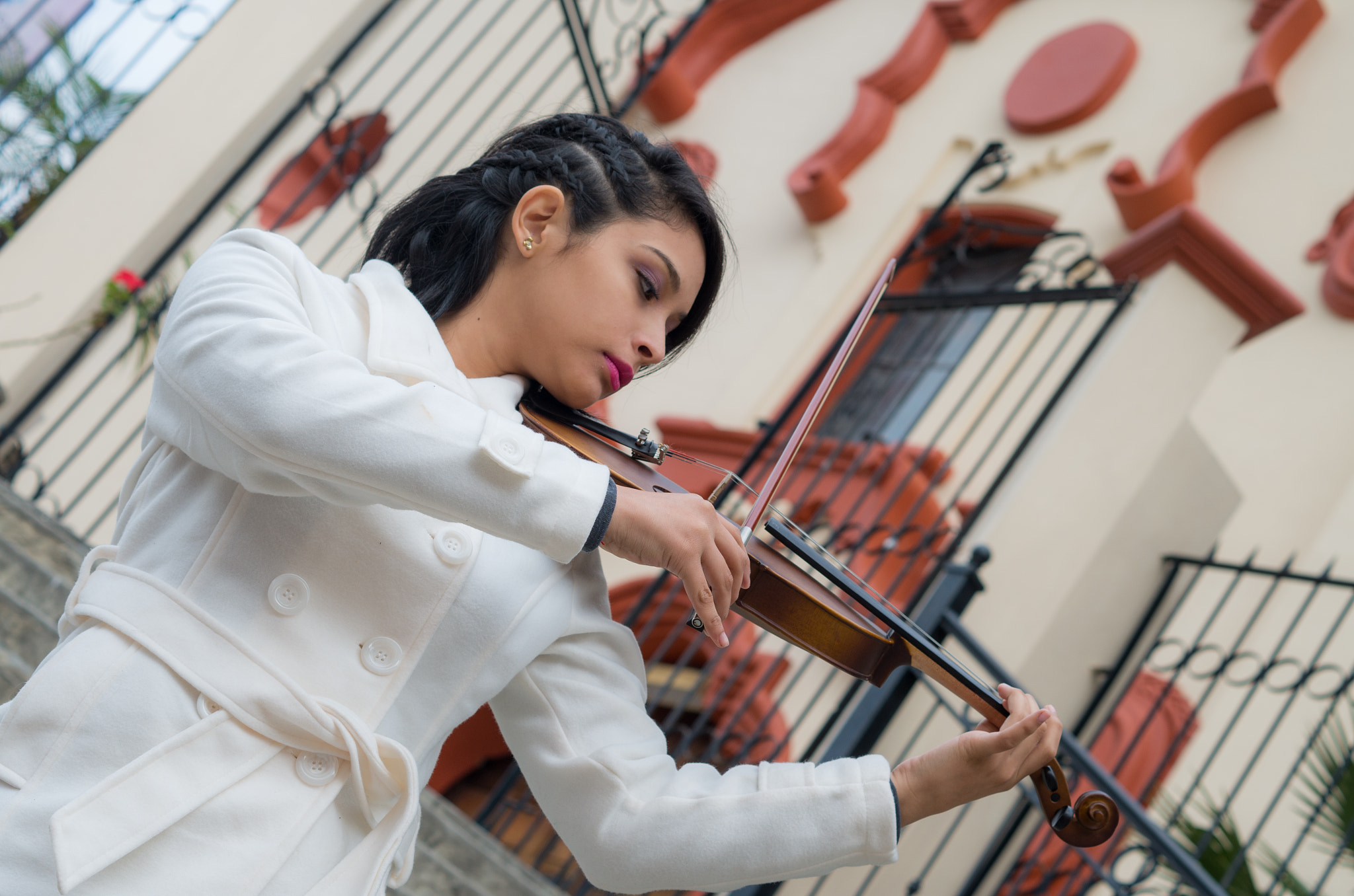 Pentax K-50 sample photo. Tocando el violín photography