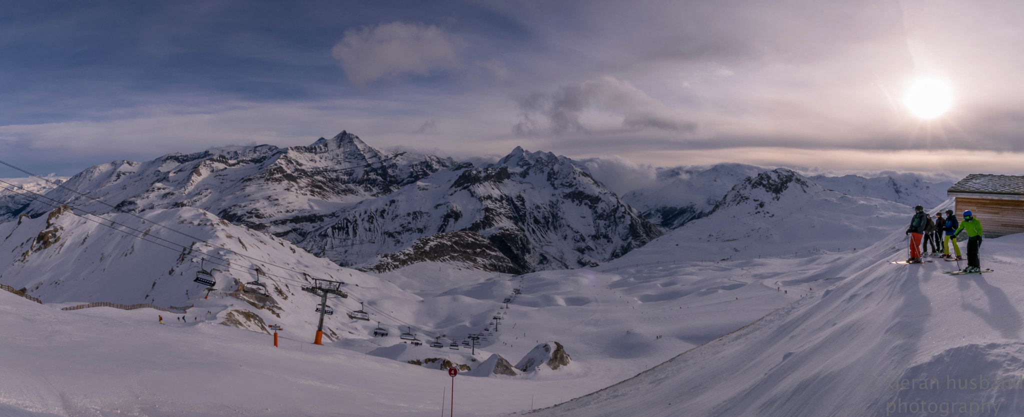 Nikon D3300 + Sigma 10-20mm F3.5 EX DC HSM sample photo. Skiers about to set off photography