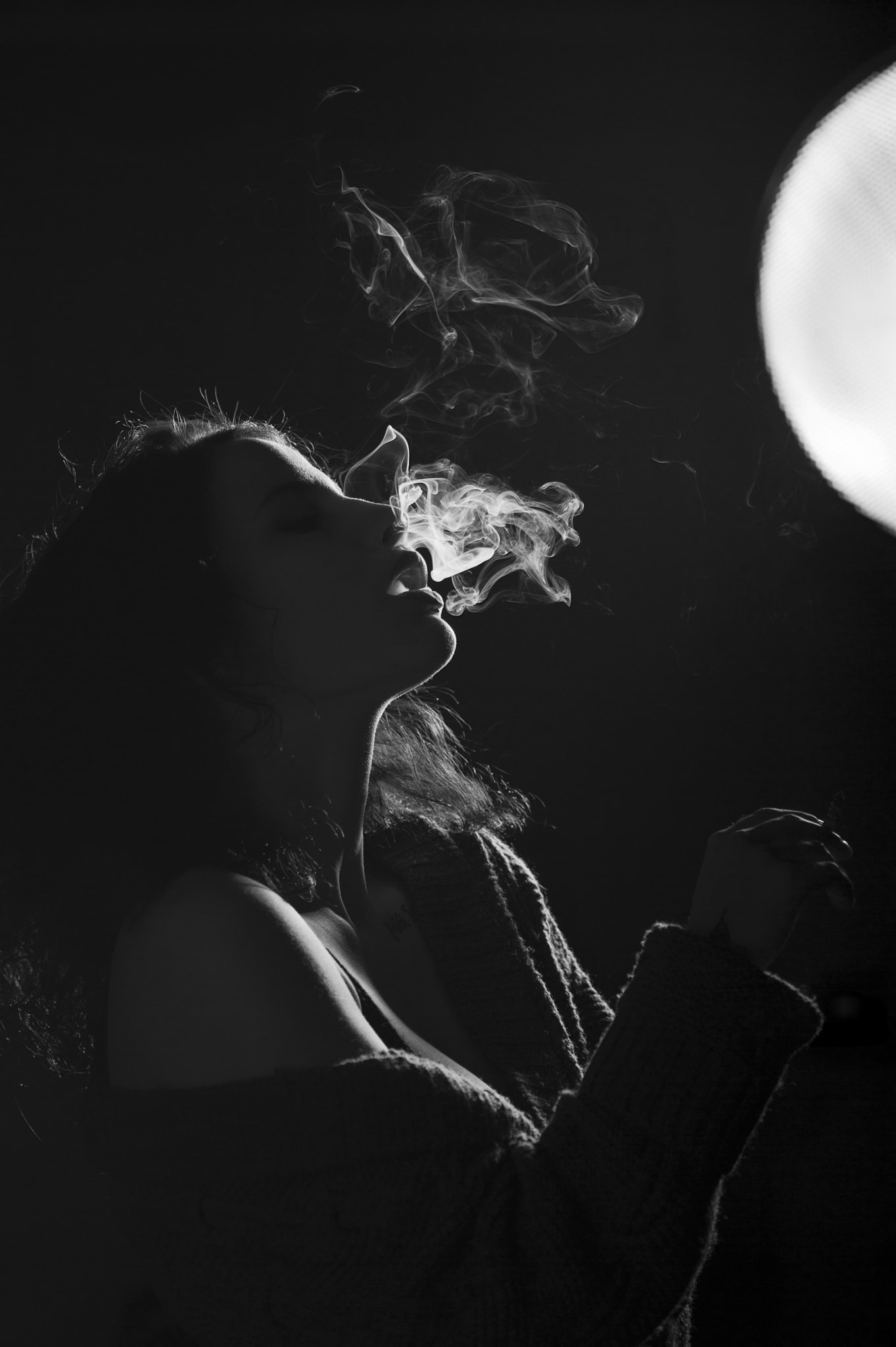 Nikon D4 sample photo. Smoke photography