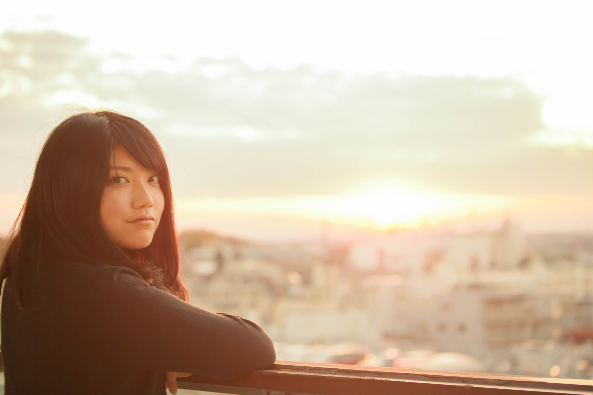 Canon EF-S 60mm F2.8 Macro USM sample photo. Sunset girl photography