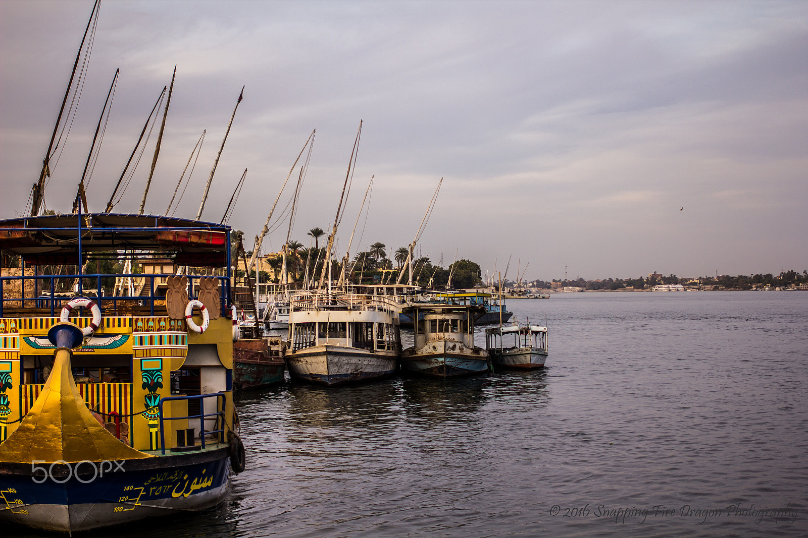 Canon EF 40mm F2.8 STM sample photo. View from the ferry, nile river, luxor, egypt photography