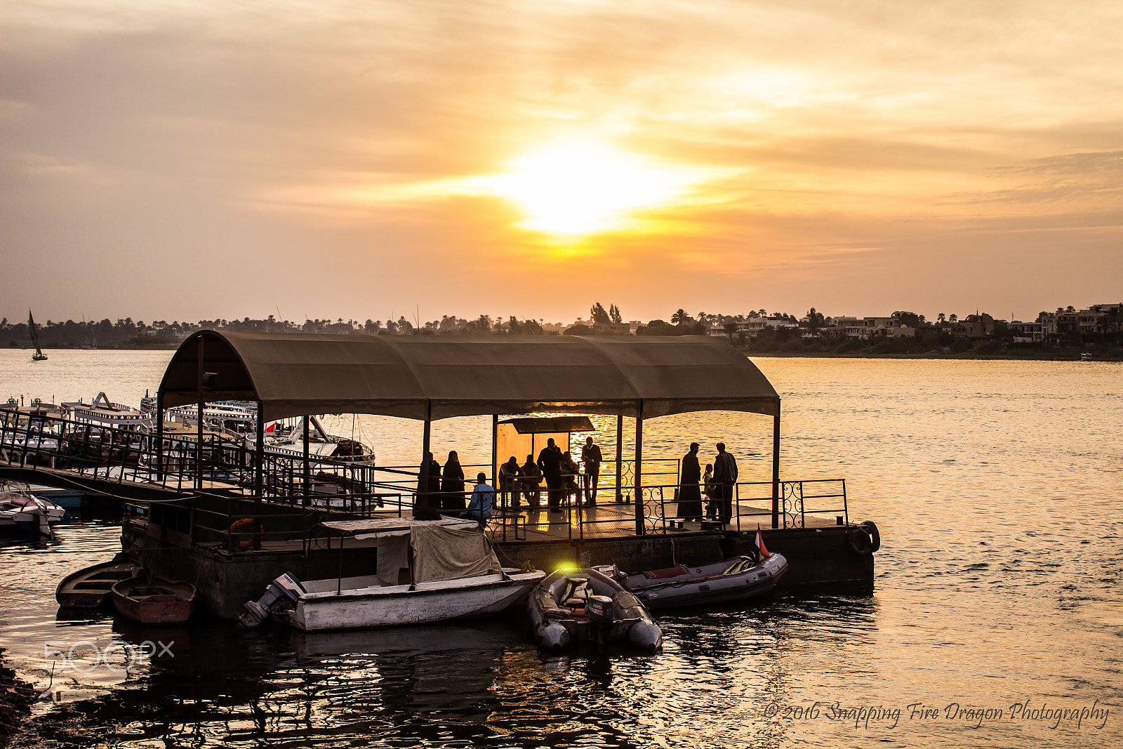 Canon EOS 60D + Canon EF 40mm F2.8 STM sample photo. Nile river at sunset, luxor, egypt photography