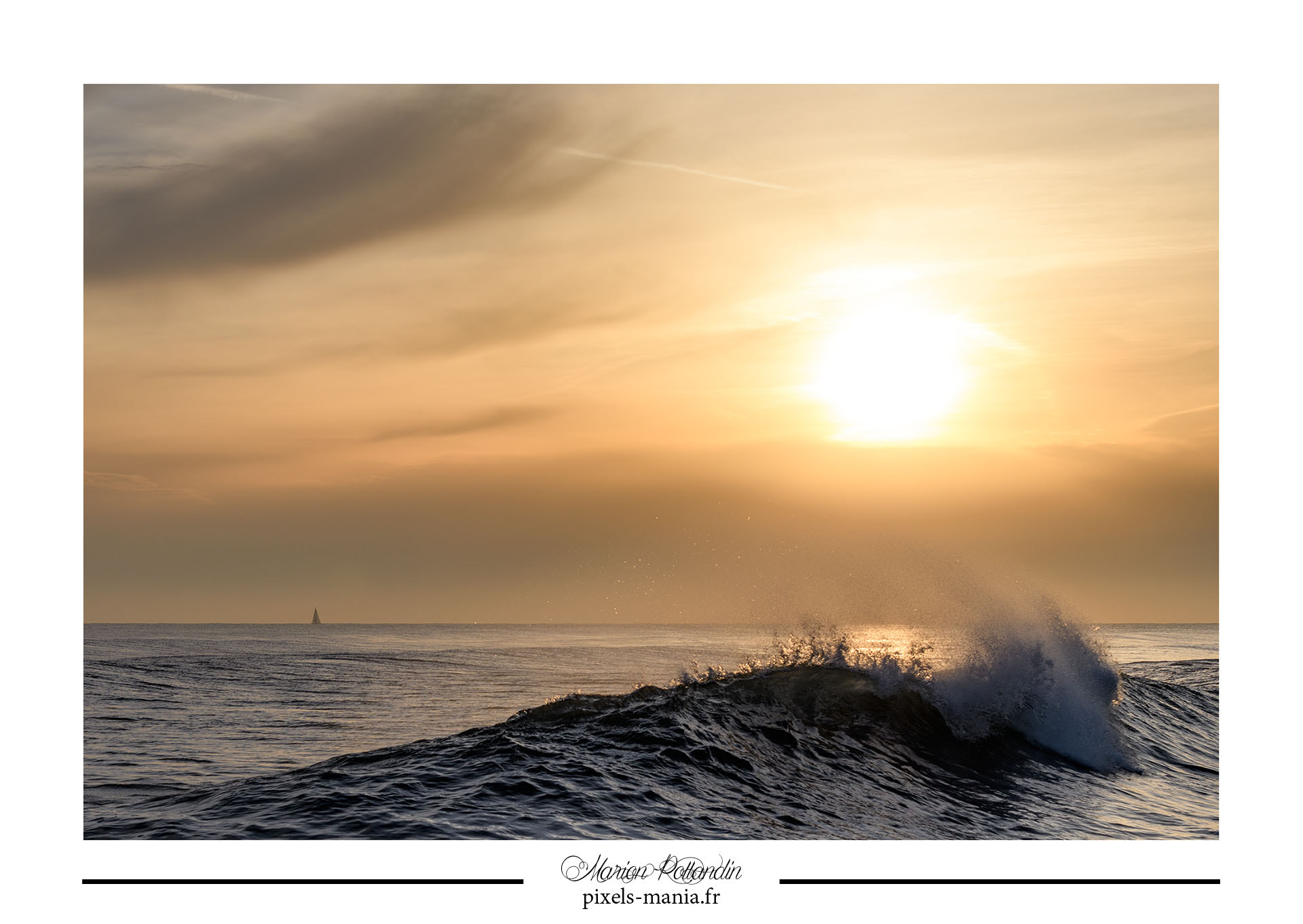 Nikon AF-S Nikkor 70-200mm F4G ED VR sample photo. Fin de soirée en bord de mer photography