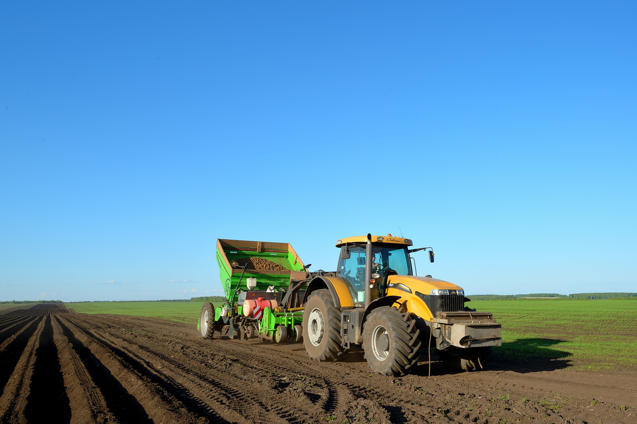 Nikon Df sample photo. Tractor photography