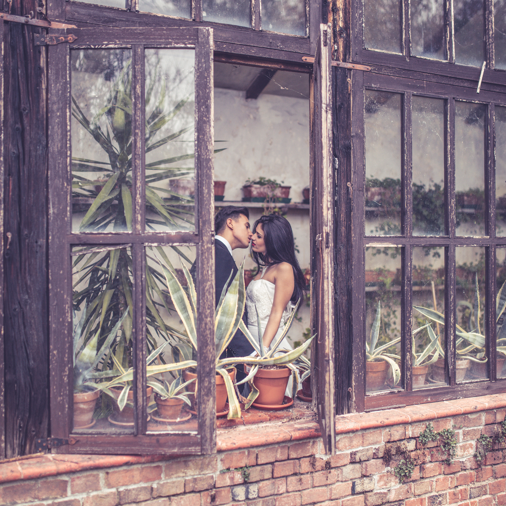 Canon EOS 5DS + Sigma 35mm F1.4 DG HSM Art sample photo. Wedding kiss... photography