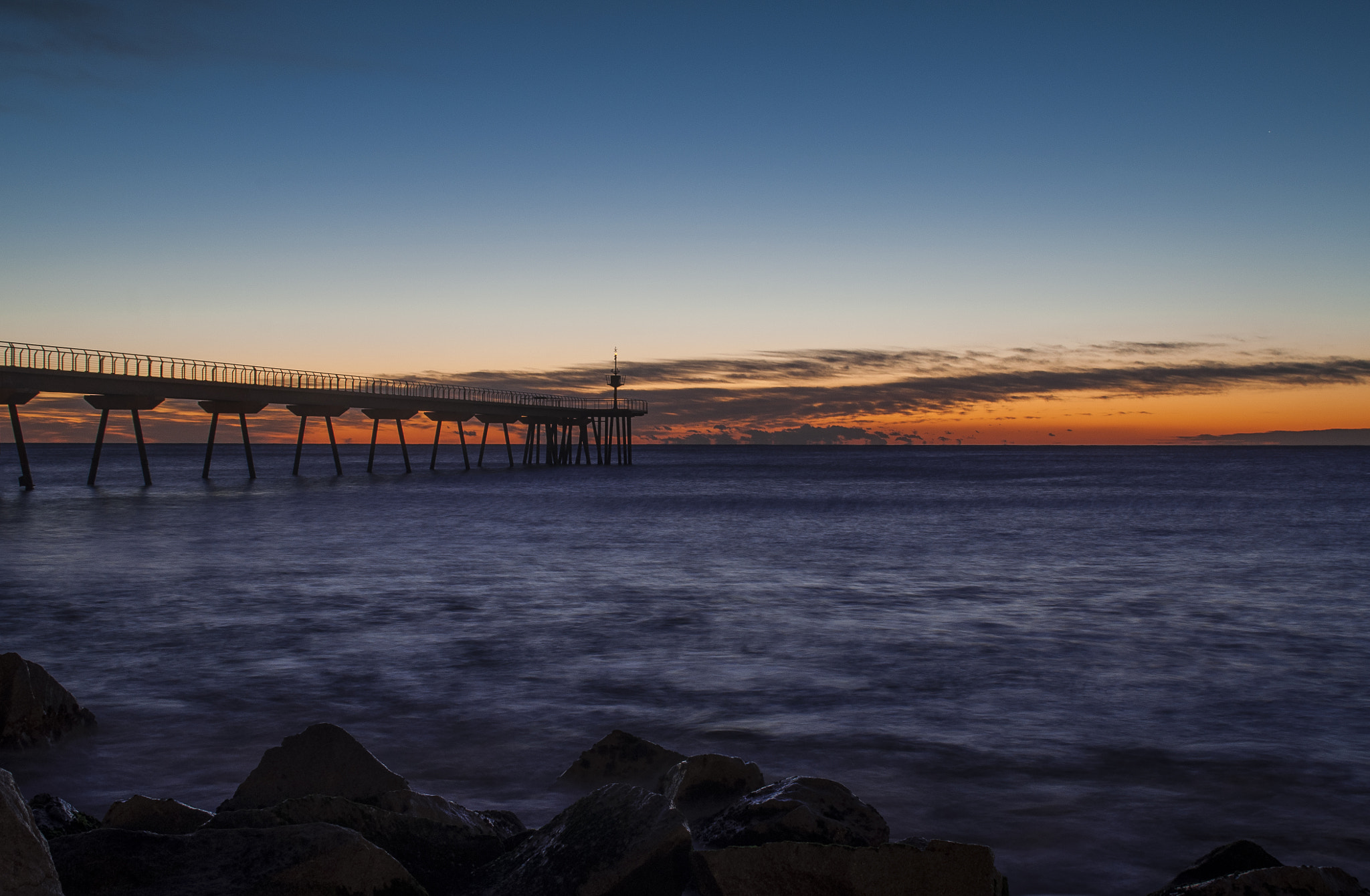 Nikon D5000 sample photo. Badalona pont del petroli photography