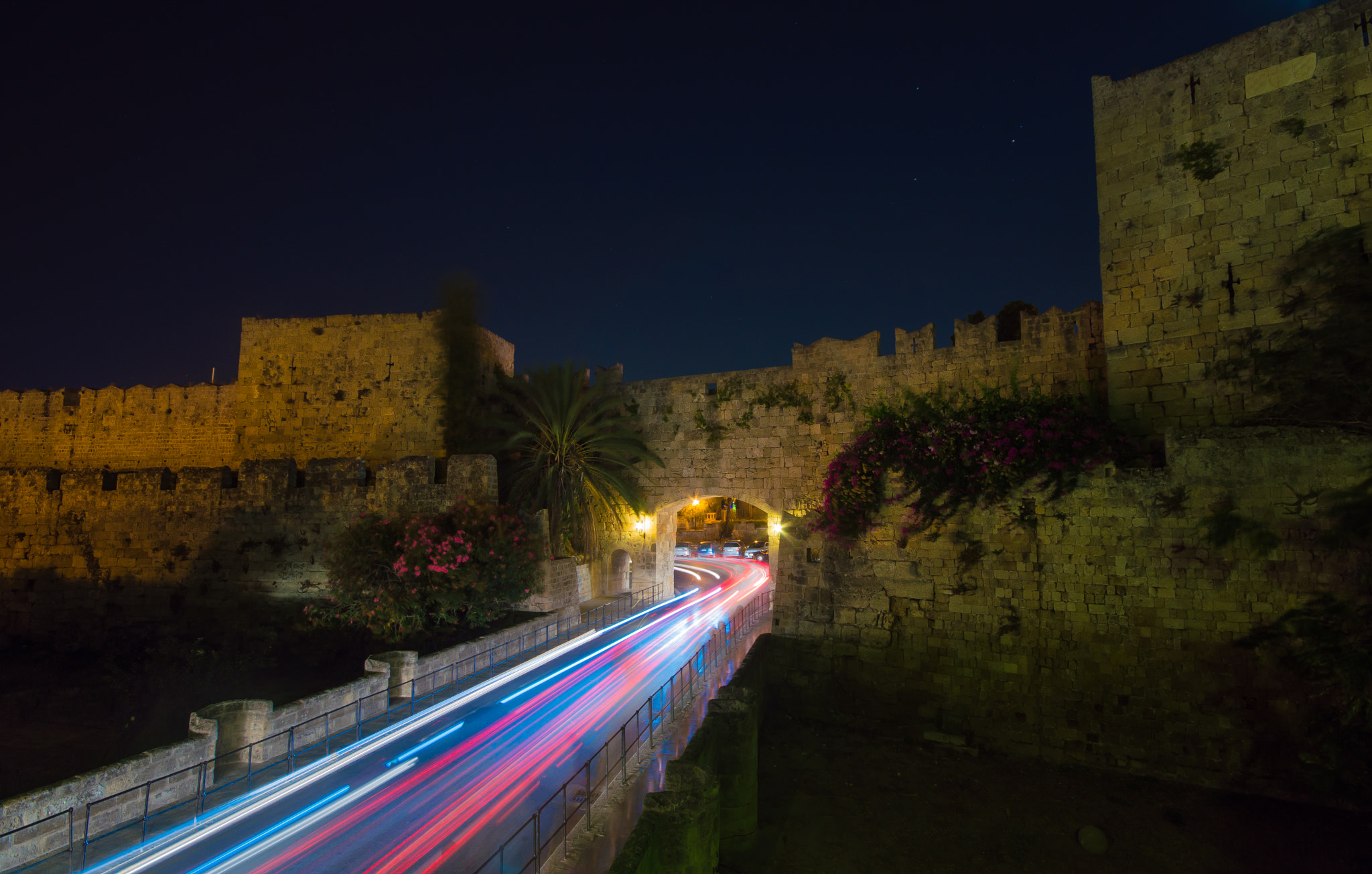 Sigma 10-20mm F4-5.6 EX DC HSM sample photo. Liberty gate light trails photography